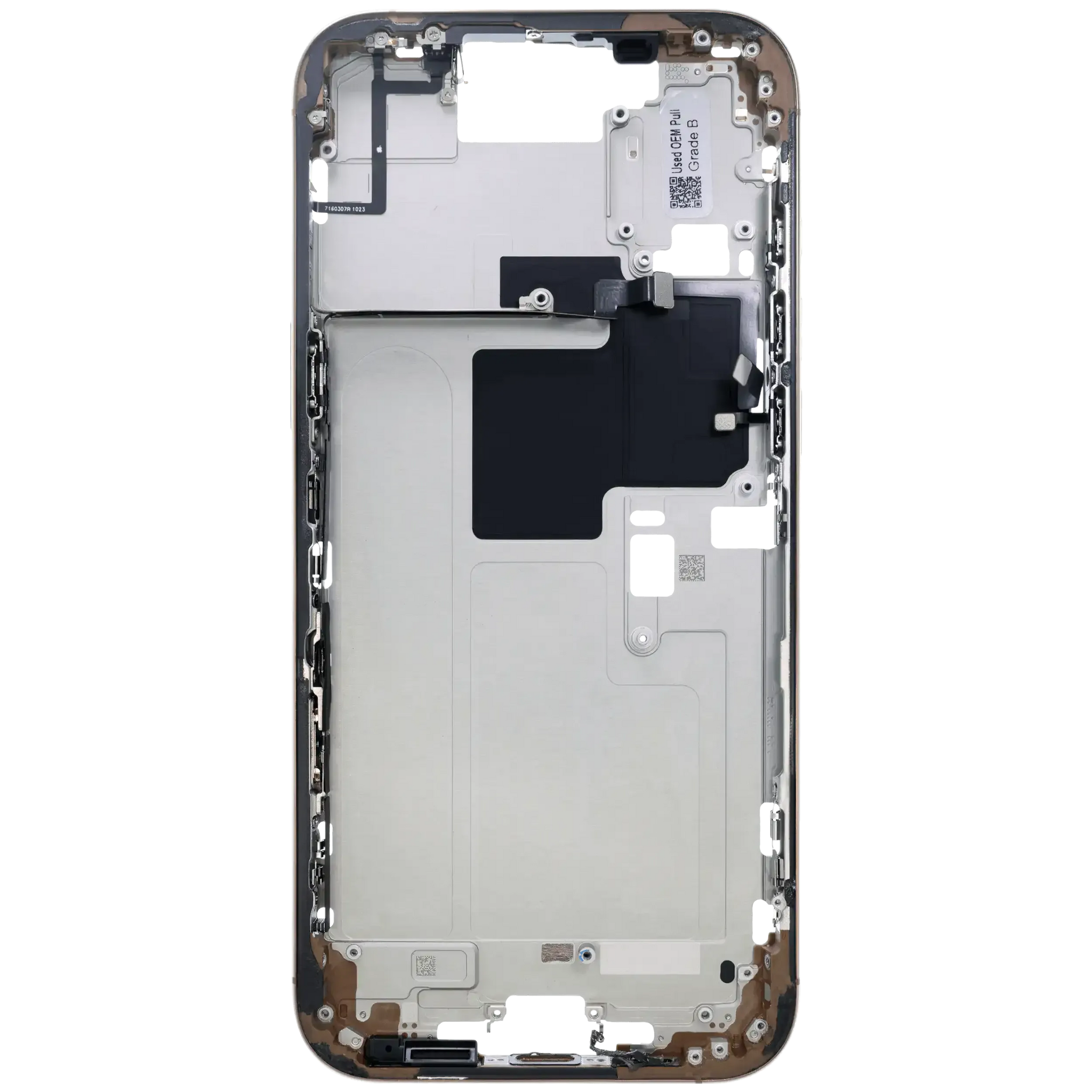 Mid-Frame Housing W/ Small Parts For iPhone 16 Pro Max (US Version) (Pull) (Desert Titanium)