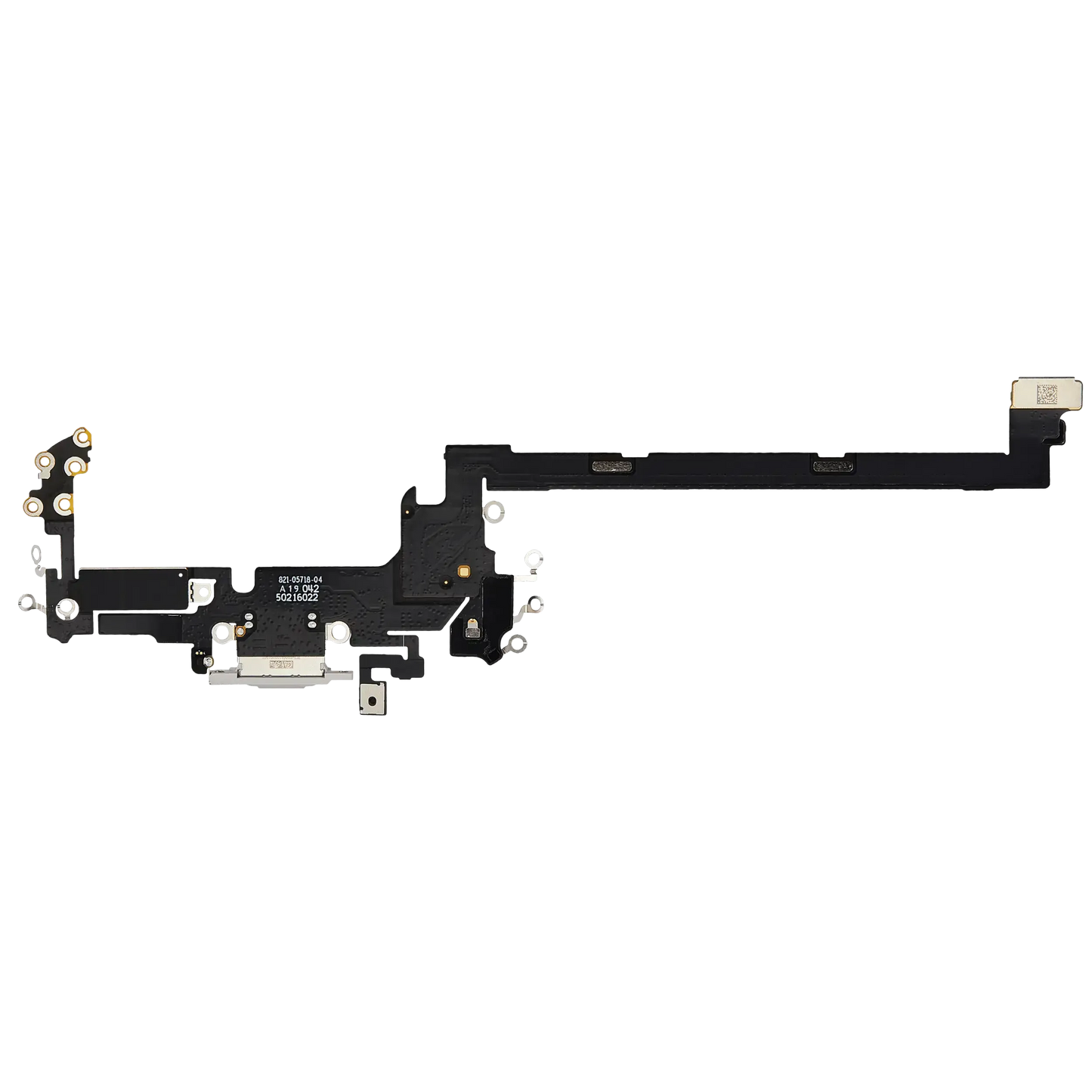 Charging Port Flex Cable For iPhone 17 Pro (Pull) (US Version) (Silver)
