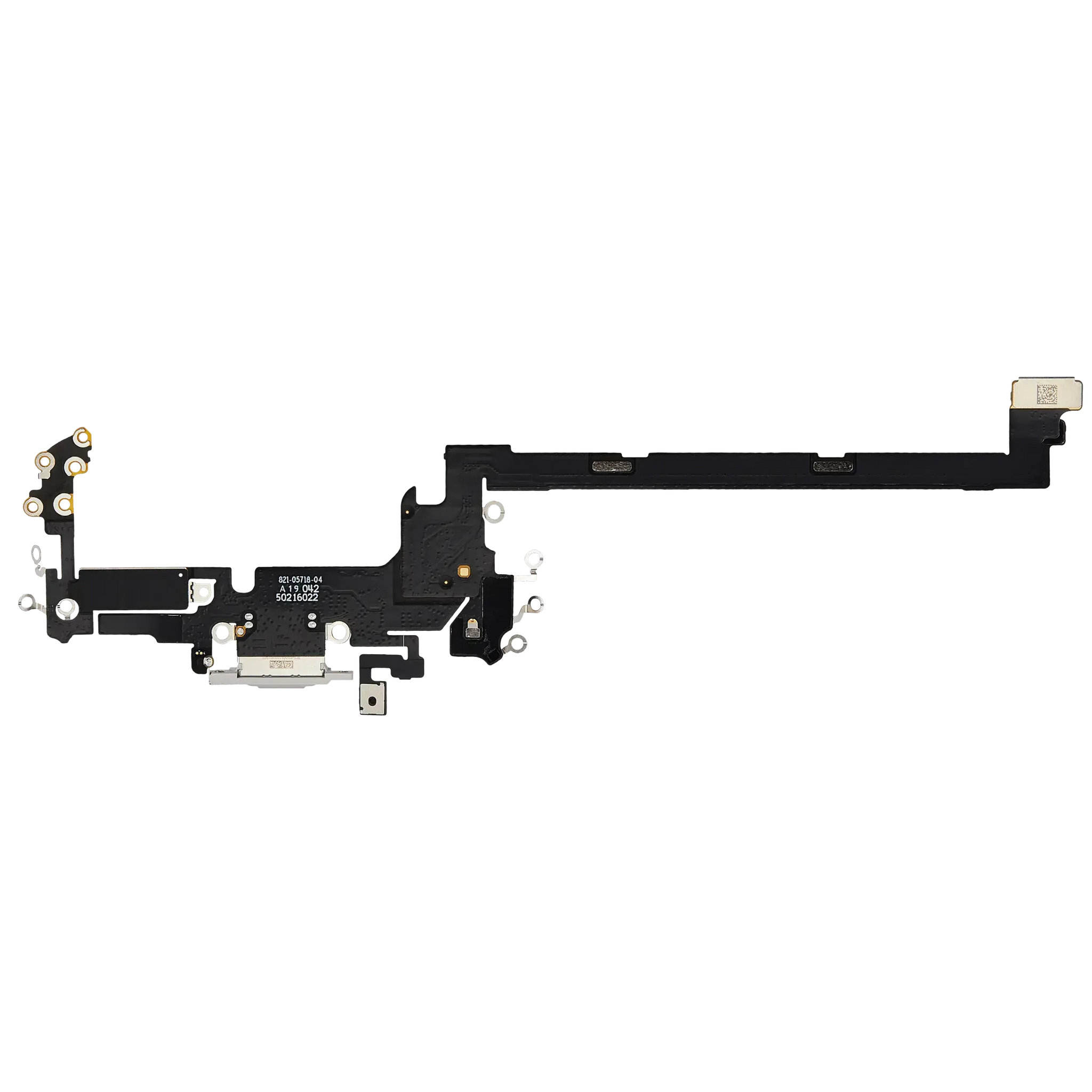 Charging Port Flex Cable For iPhone 17 Pro (Pull) (US Version) (Silver)