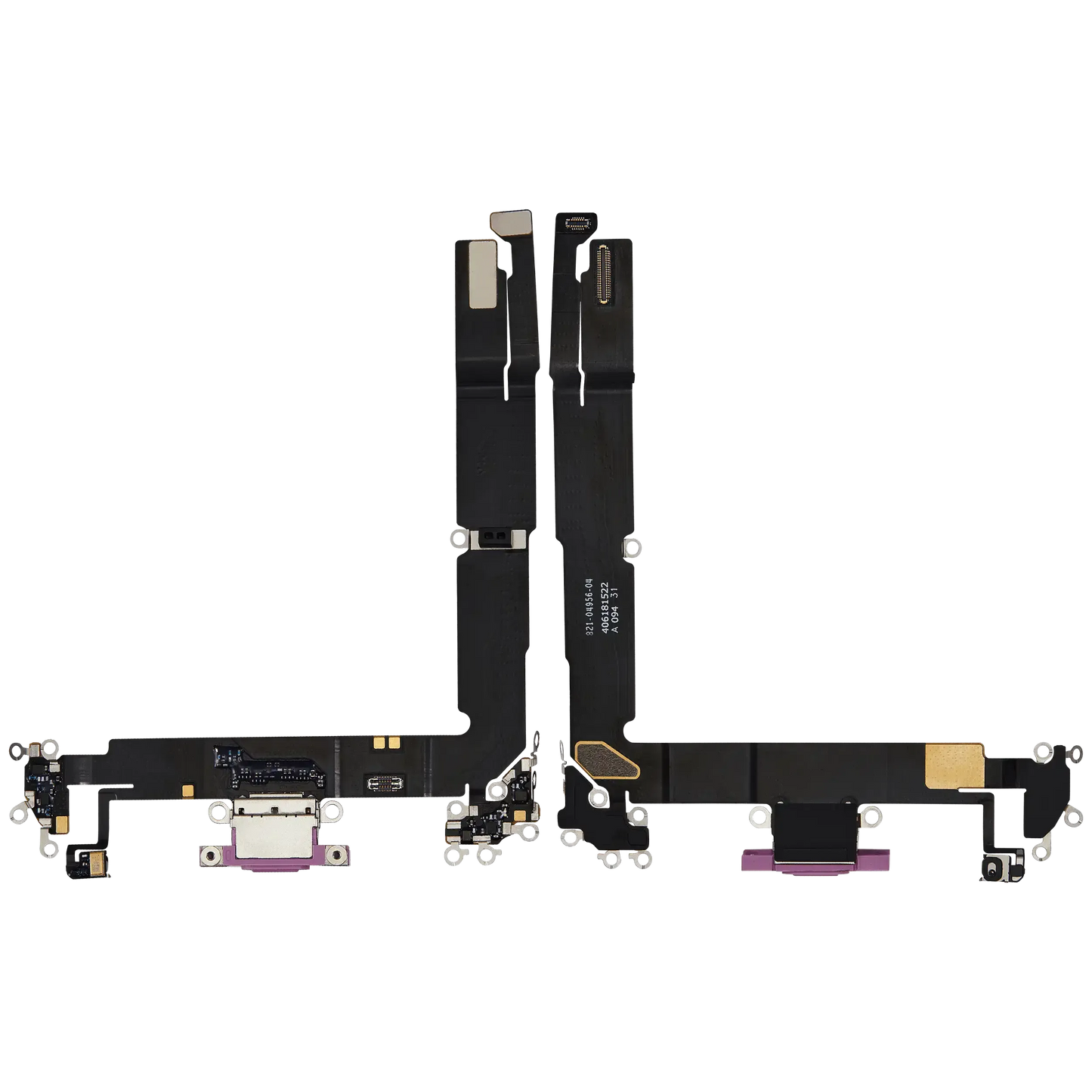 Charging Port Flex Cable For iPhone 16 Plus (Pull) (Pink)