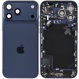 Back Housing W/ Charging Port Flex & Small Parts For iPhone 17 Pro Max (EU / Global Version) (Pull) (Deep Blue)