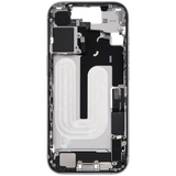 Mid-Frame Housing W/ Charging Port Flex & Small Parts For iPhone 17 (US Version) (Pull) (White)