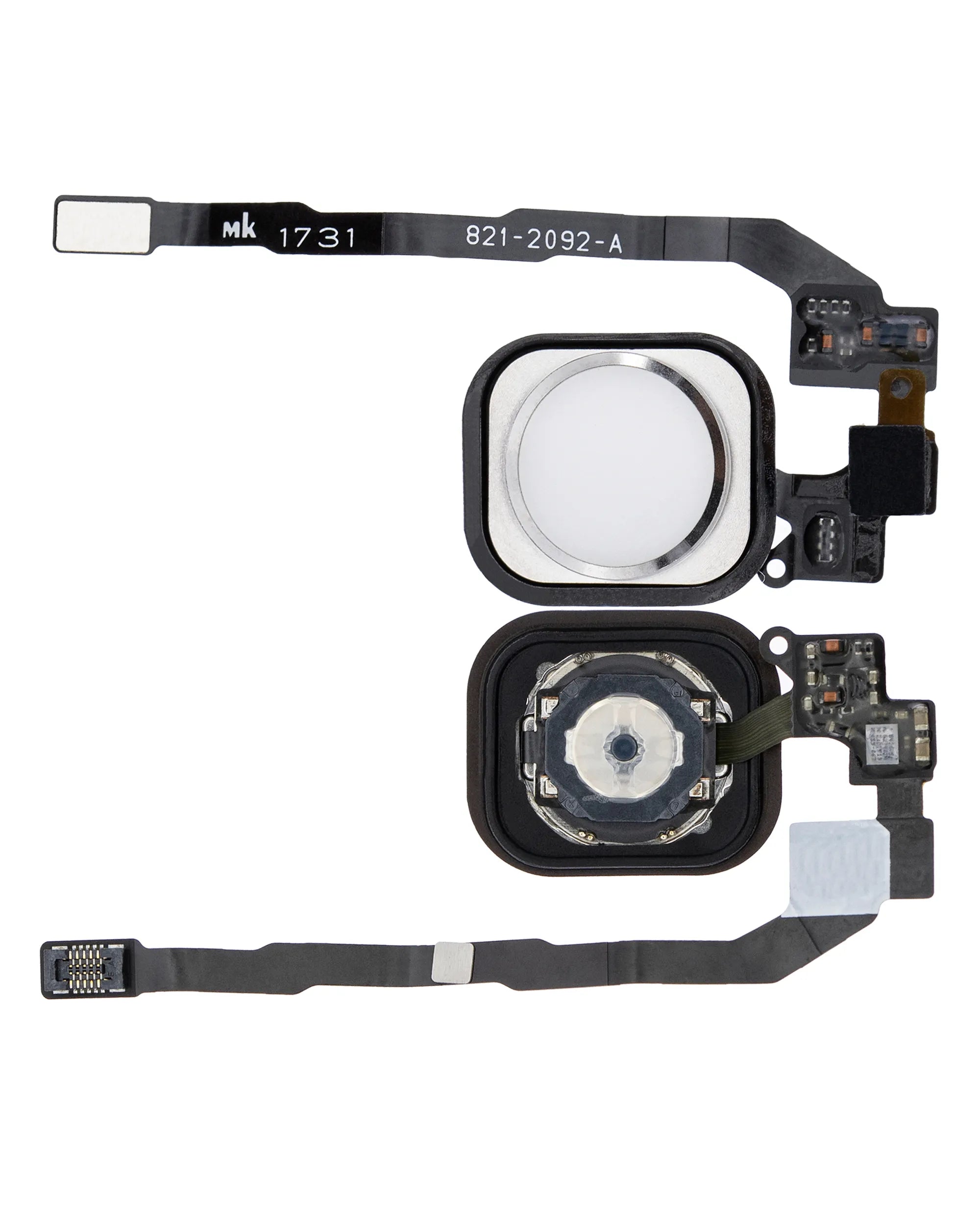 Home Button With Flex For iPhone 5S / SE (2016) (Silver) (Pull)