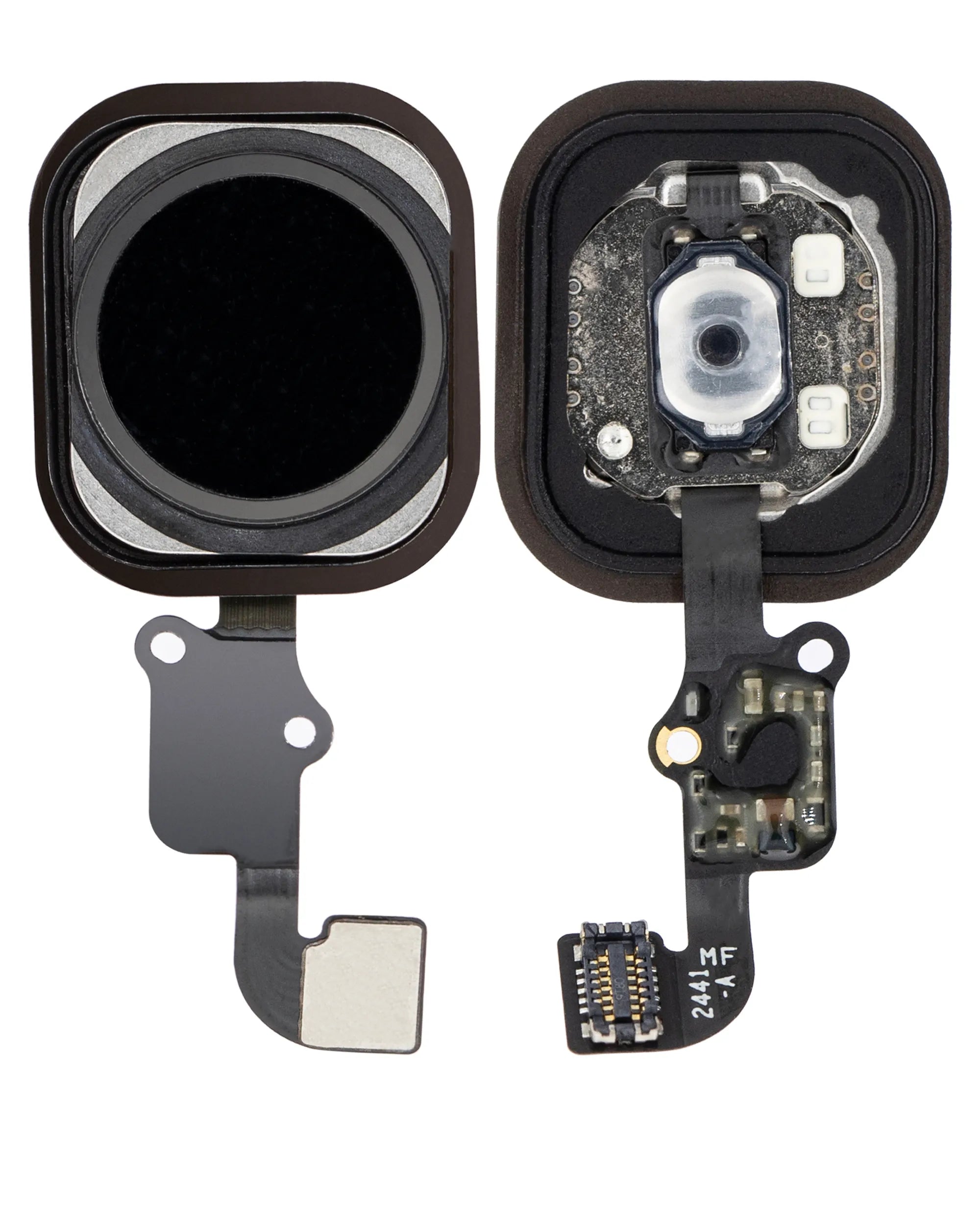 Home Button With Flex For iPhone 6 / 6 Plus (Space Gray) (Pull)