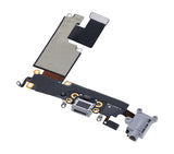 Charging Port Flex Cable For iPhone 6 Plus (Pull) (Silver)