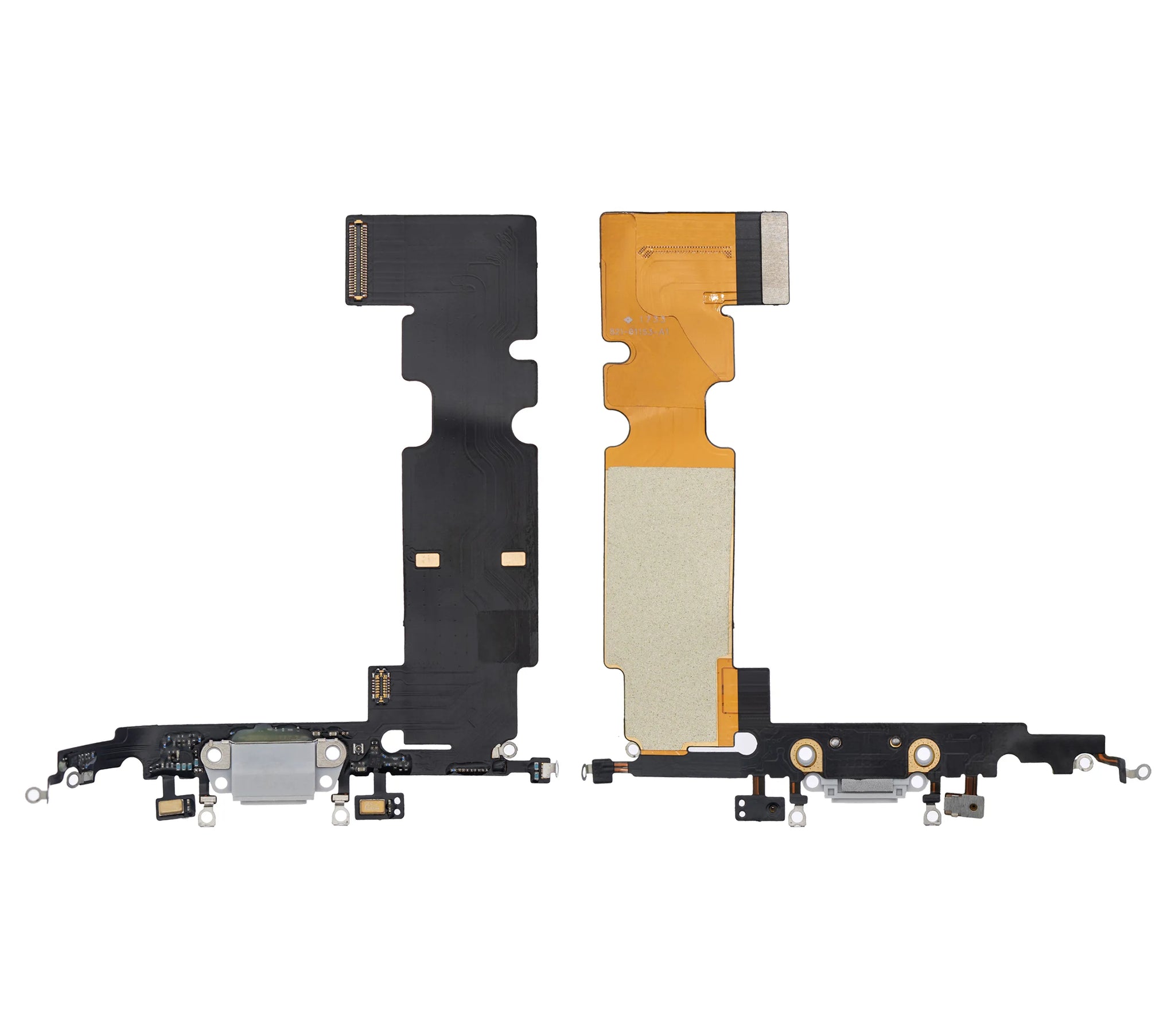 Charging Port Flex Cable For iPhone 8 Plus (Pull) (Silver)