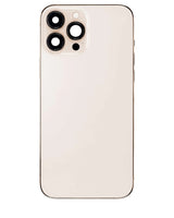Back Housing W/ Small Parts For iPhone 13 Pro Max (US Version) (Pull) (Gold)