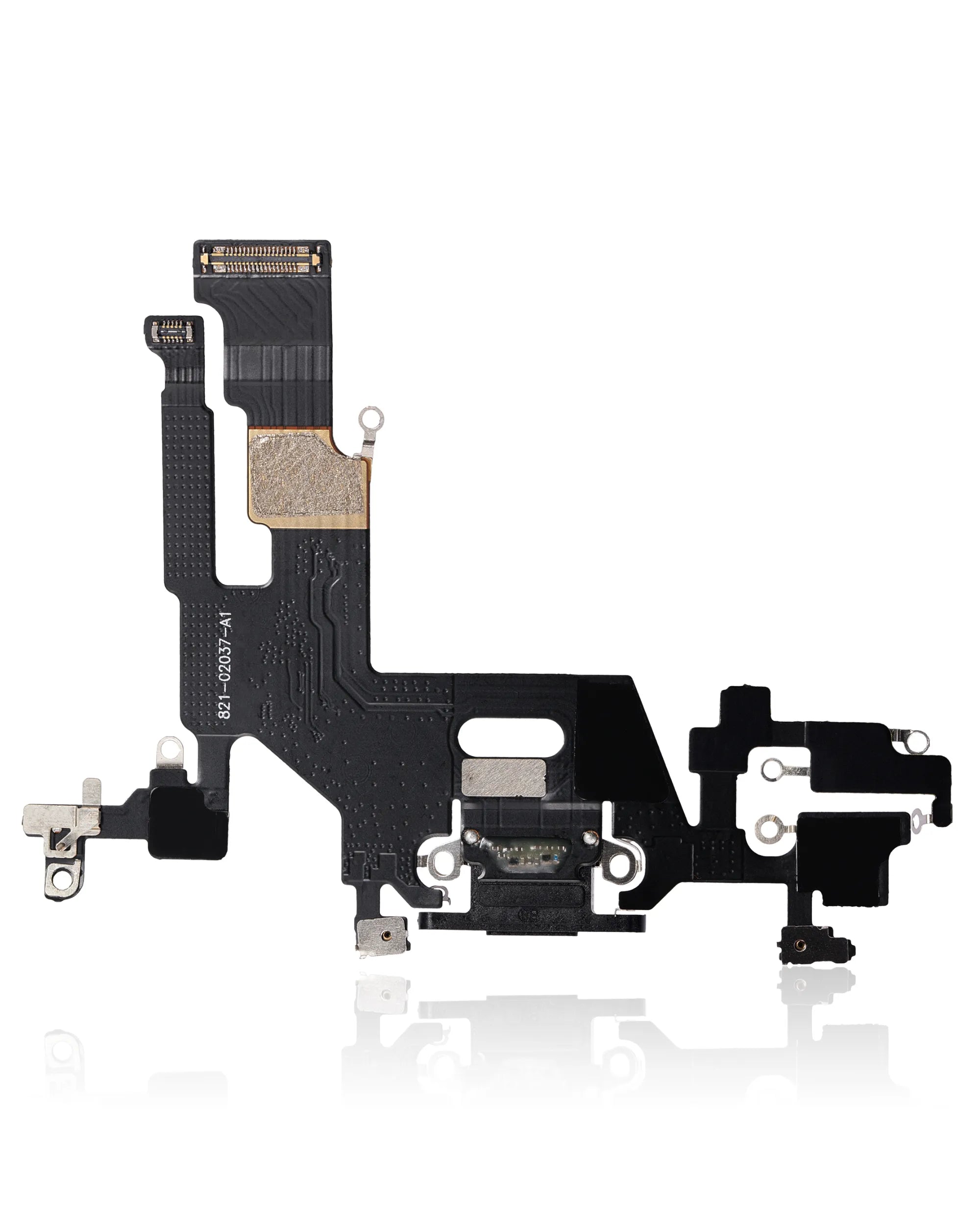 Charging Port Flex Cable For iPhone 11 (Aftermarket Plus) (Black)