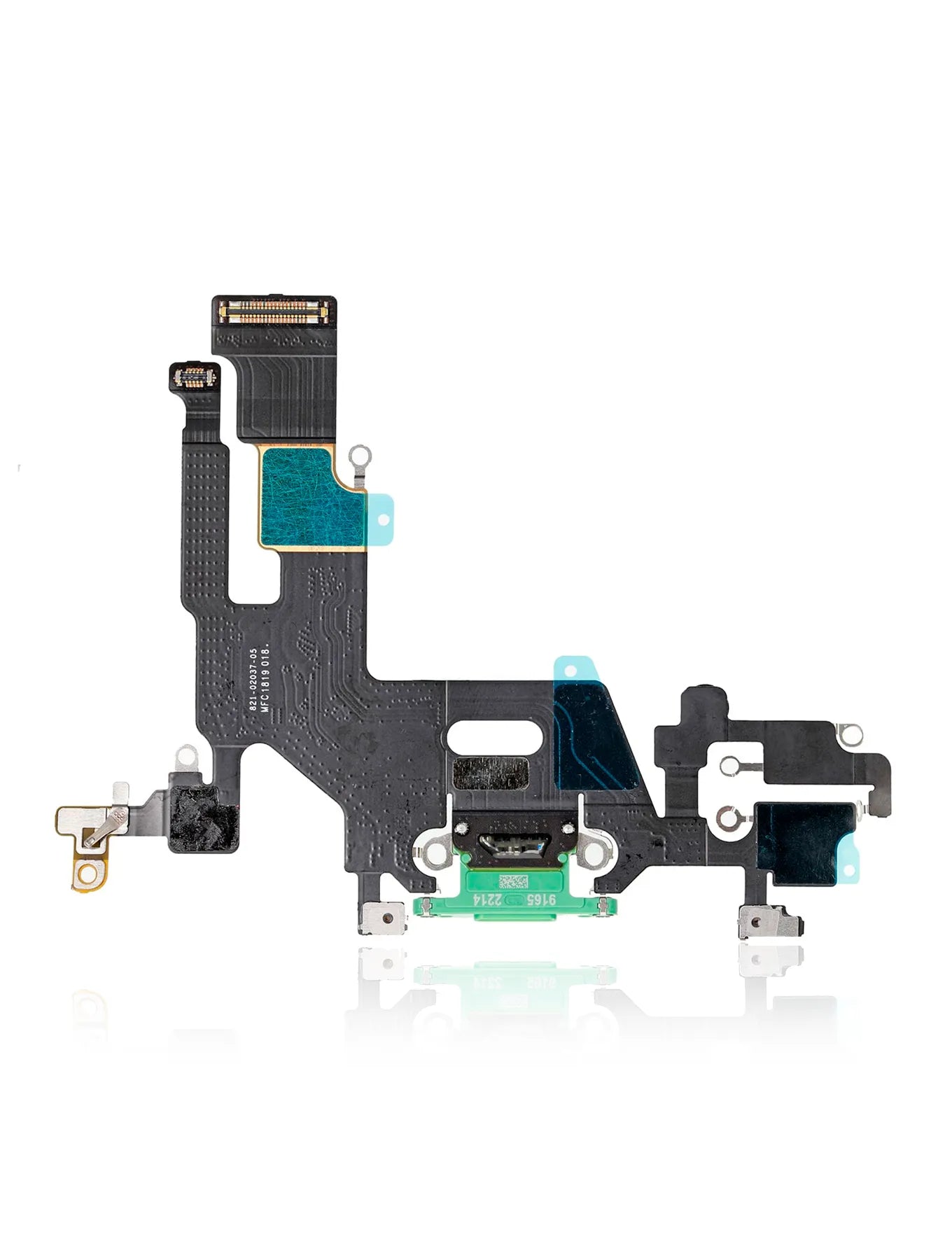 Charging Port Flex Cable For iPhone 11 (Green) (Pull)