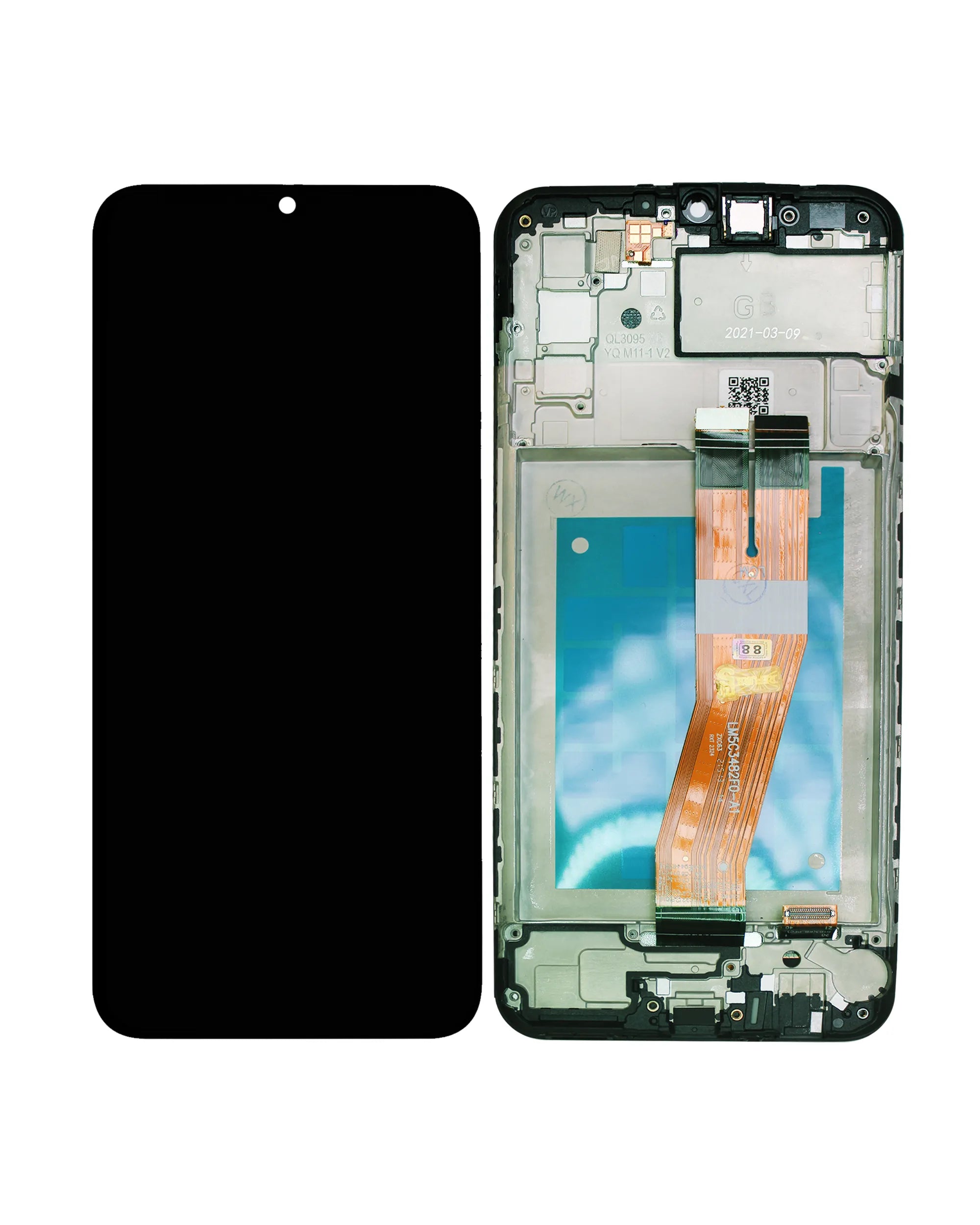 LCD Assembly With Frame For Samsung Galaxy A02S (A025F / 2020) (International Version) (Refurbished) (All Colors)