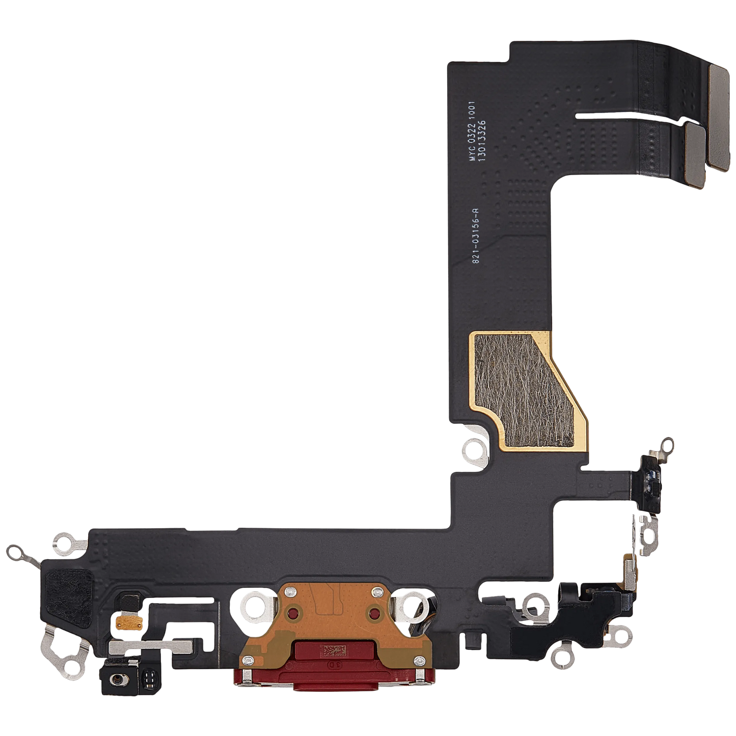Charging Port Flex Cable For iPhone 13 Mini (Pull) (Starlight)