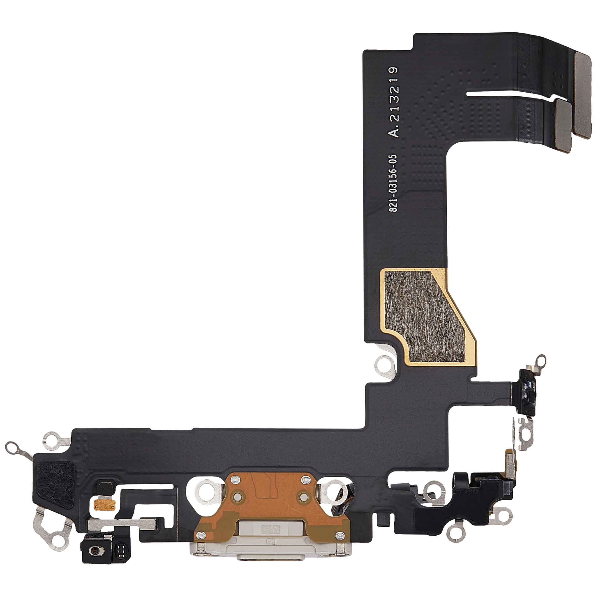 Charging Port Flex Cable For iPhone 13 Mini (Pull) (Starlight)