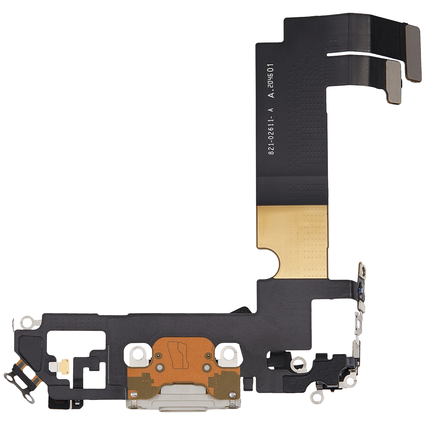 Charging Port Flex Cable For iPhone 12 Mini (Pull) (White)