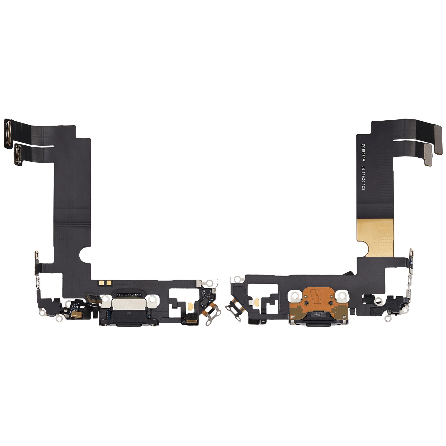 Charging Port Flex Cable For iPhone 12 Mini (Pull) (Black)