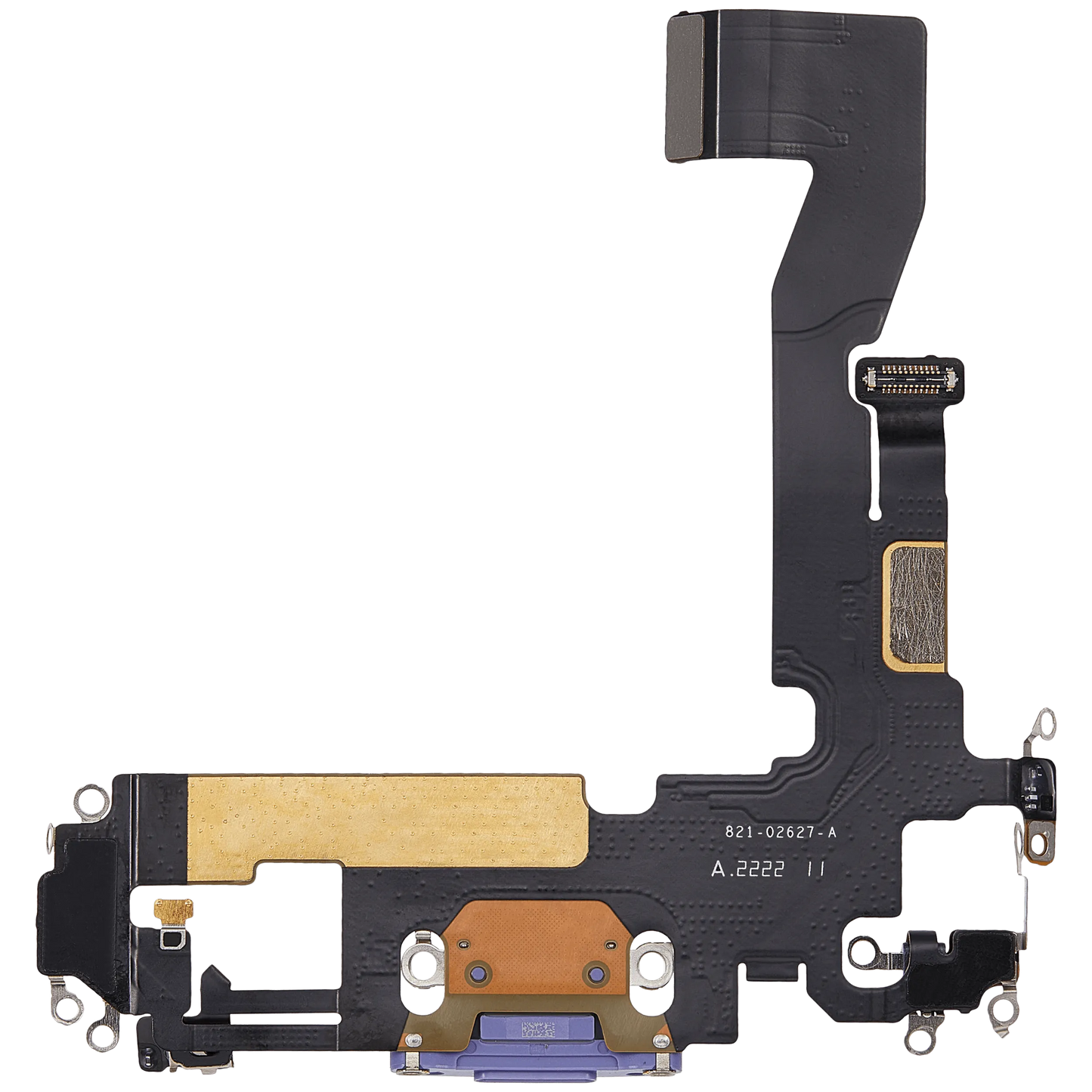 Charging Port Flex Cable For iPhone 12 (Pull) (Purple)