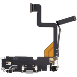 Charging Port Flex Cable For iPhone 14 Pro (Pull) (Silver)