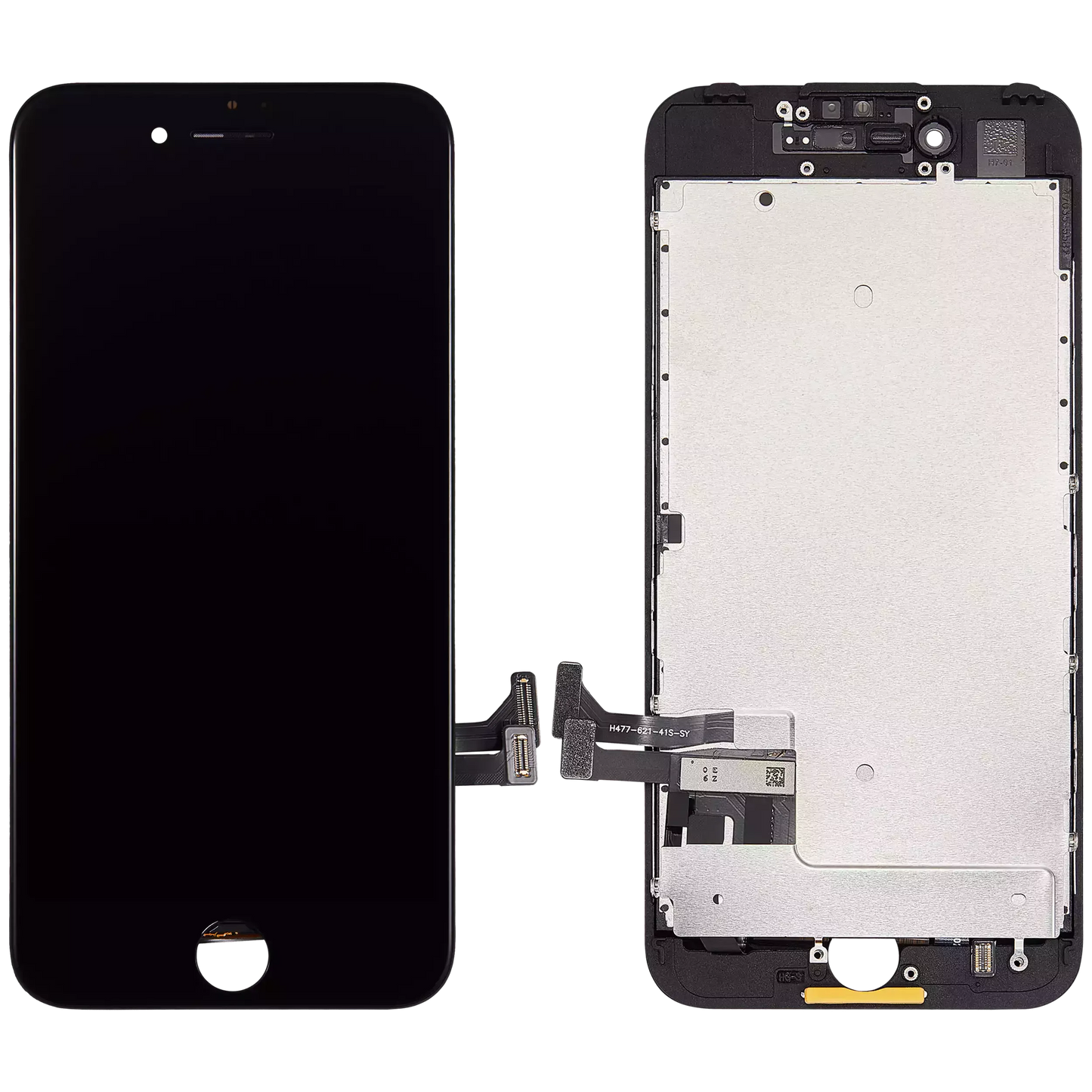 LCD Assembly With Steel Plate For iPhone 7 (Pro LCD) (Black)