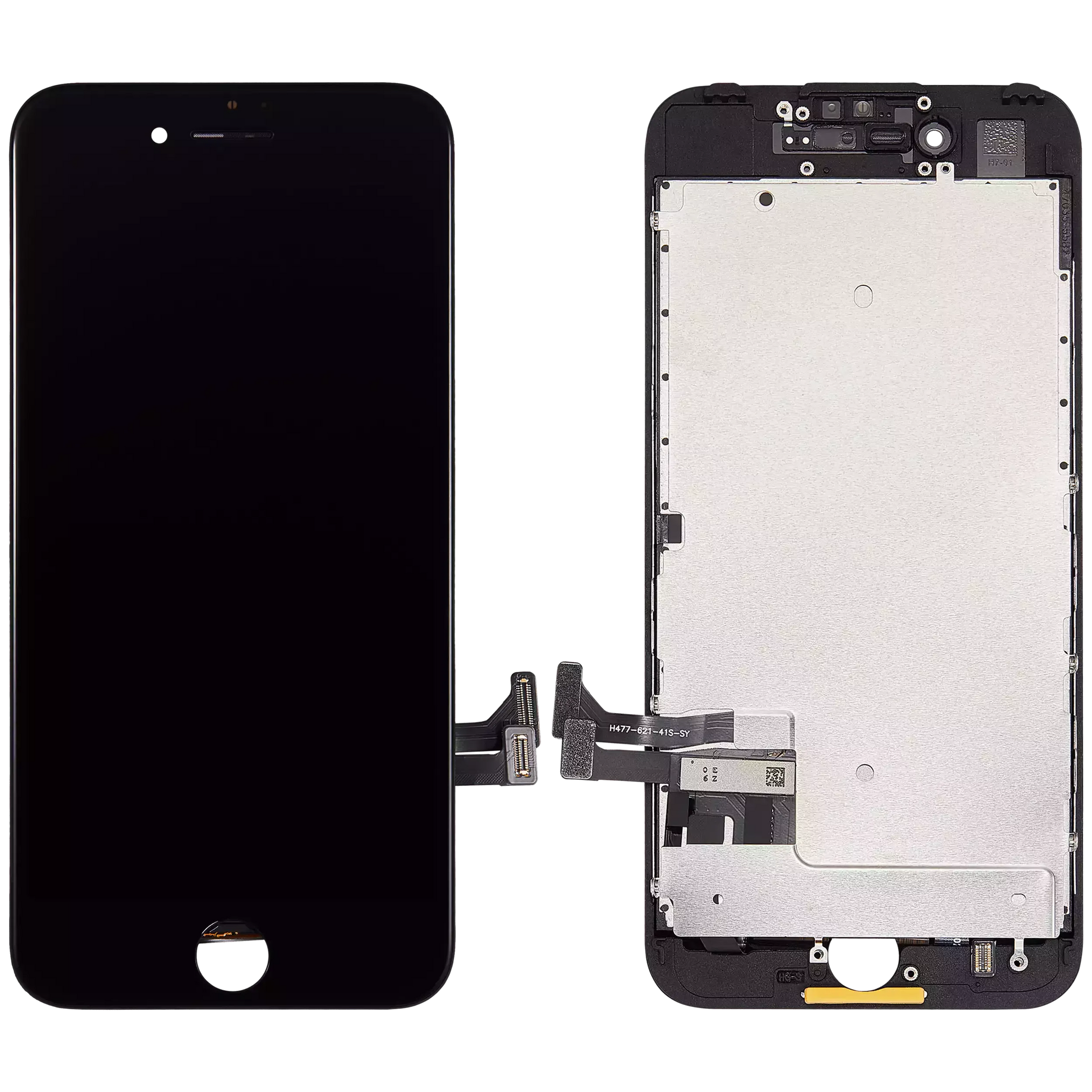 LCD Assembly With Steel Plate For iPhone 7 (Pro LCD) (Black)