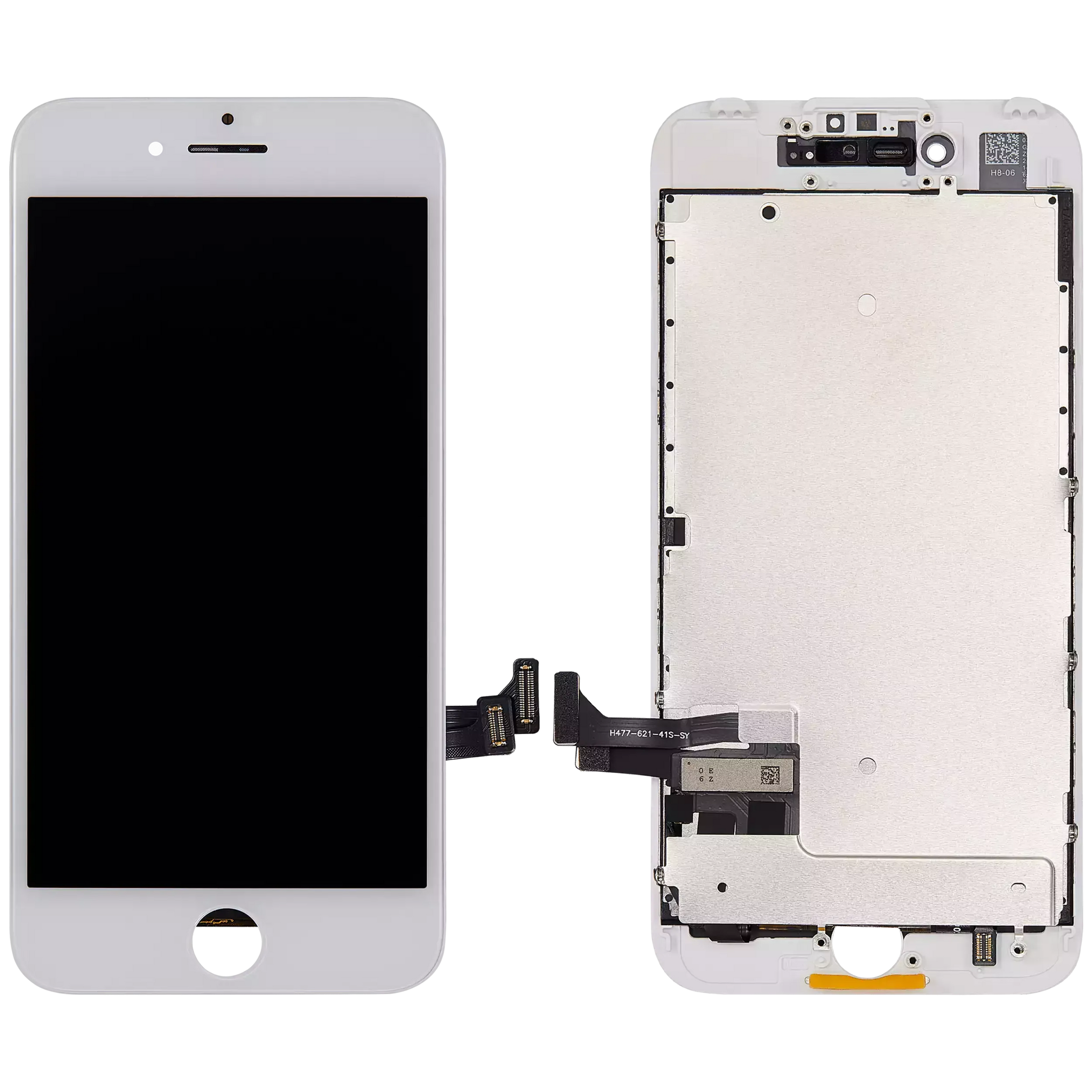 LCD Assembly With Steel Plate For iPhone 7 (Pro LCD) (White)