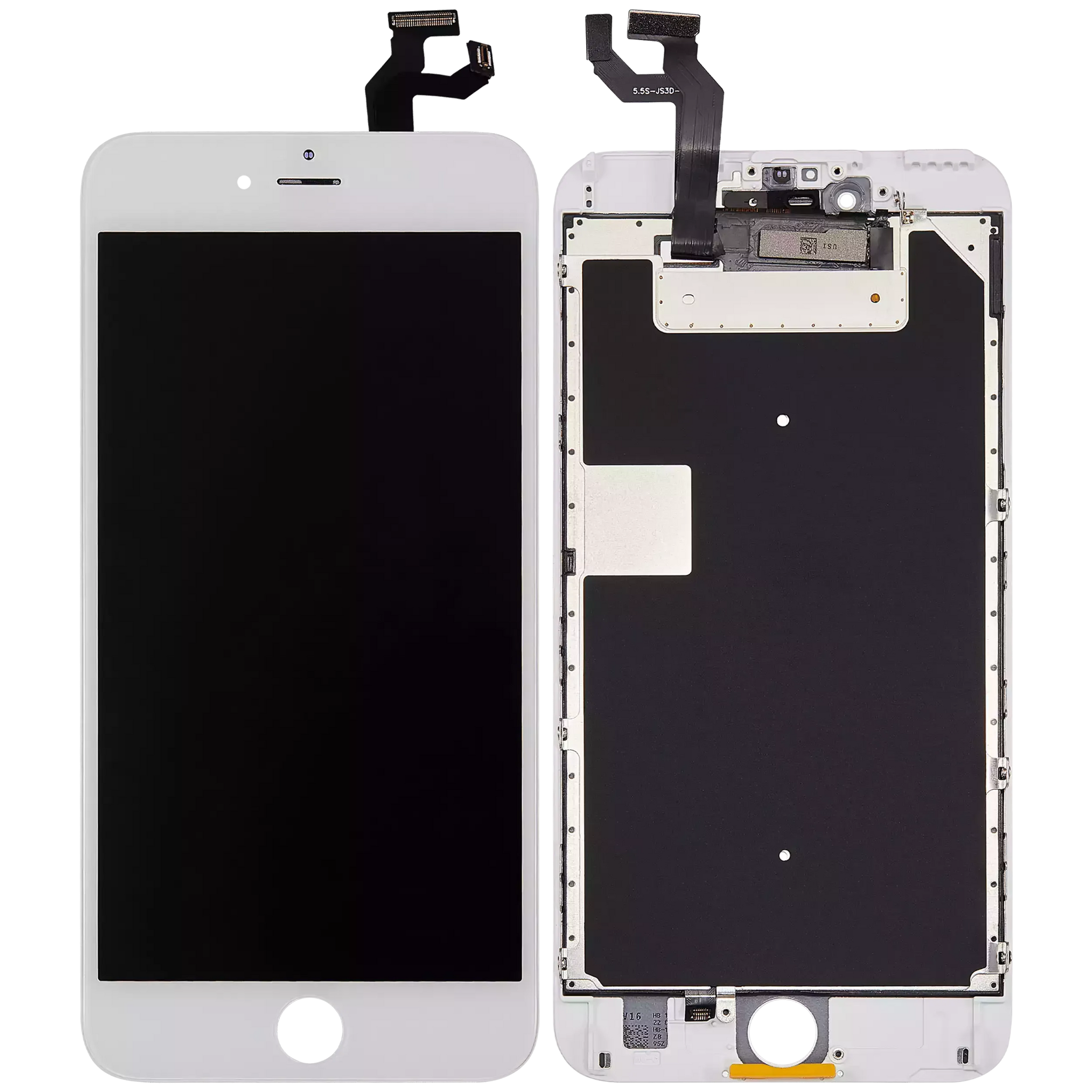 LCD Assembly With Steel Plate For iPhone 6S Plus (Pro Incell) (White)