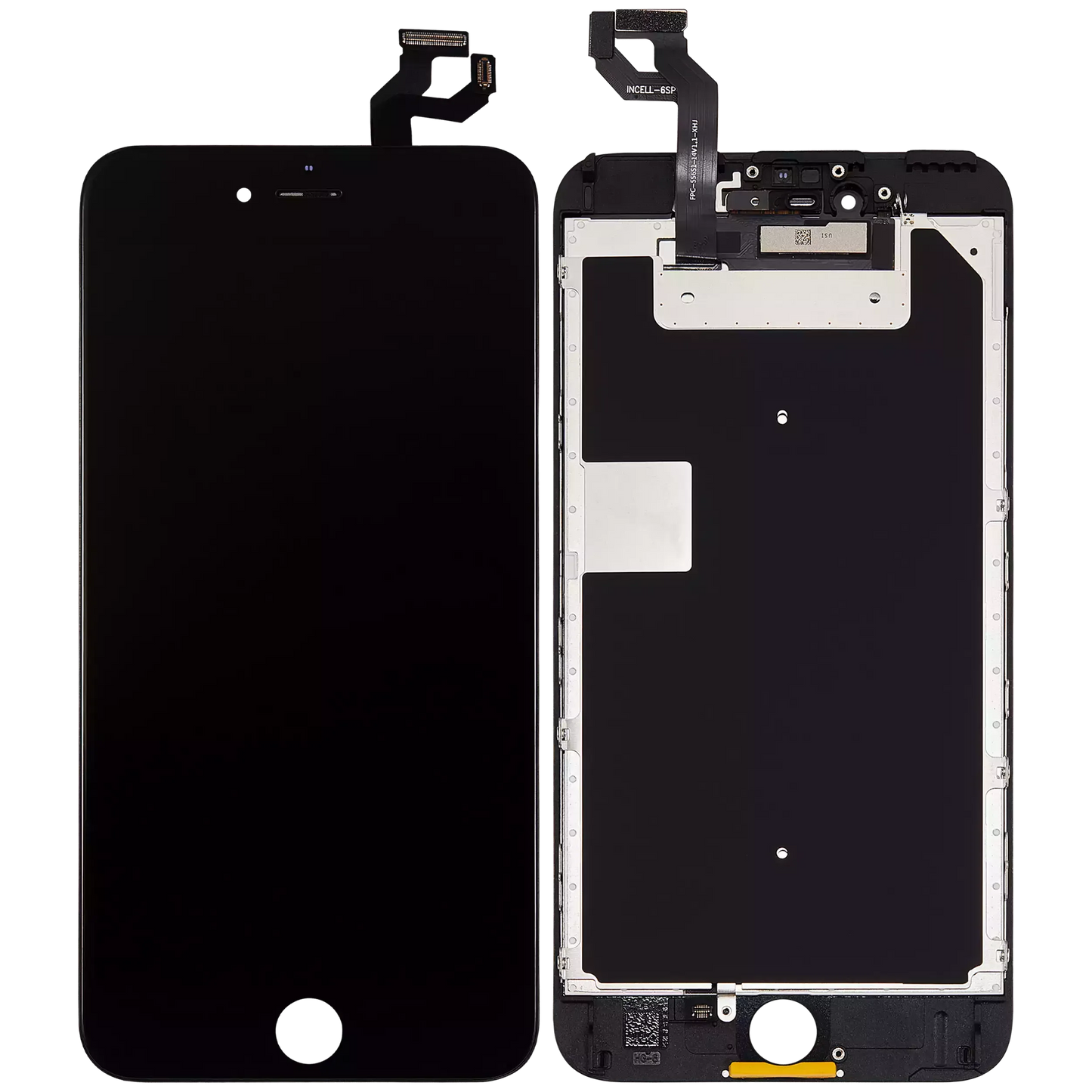 LCD Assembly With Steel Plate For iPhone 6S Plus (Pro Incell) (Black)