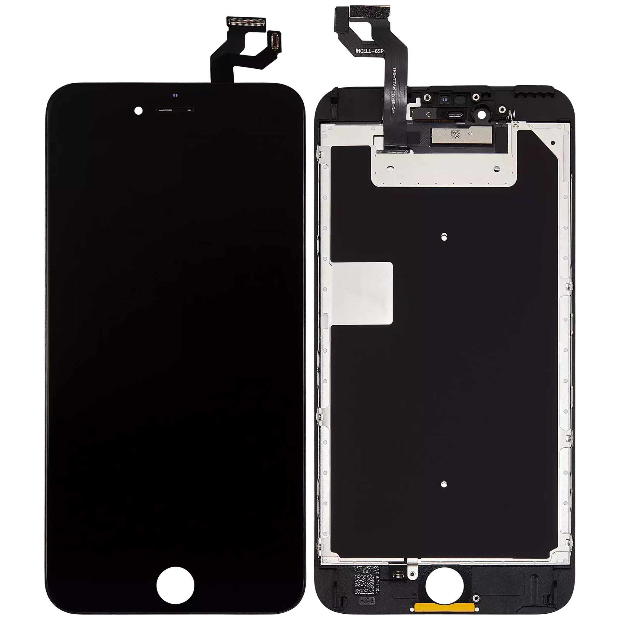 LCD Assembly With Steel Plate For iPhone 6S Plus (Pro Incell) (Black)