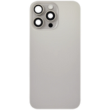 Back Glass w/ MagSafe Magnet & NFC & Flashlight Flex For iPhone 16 Pro Max (Pull) (Natural Titanium)
