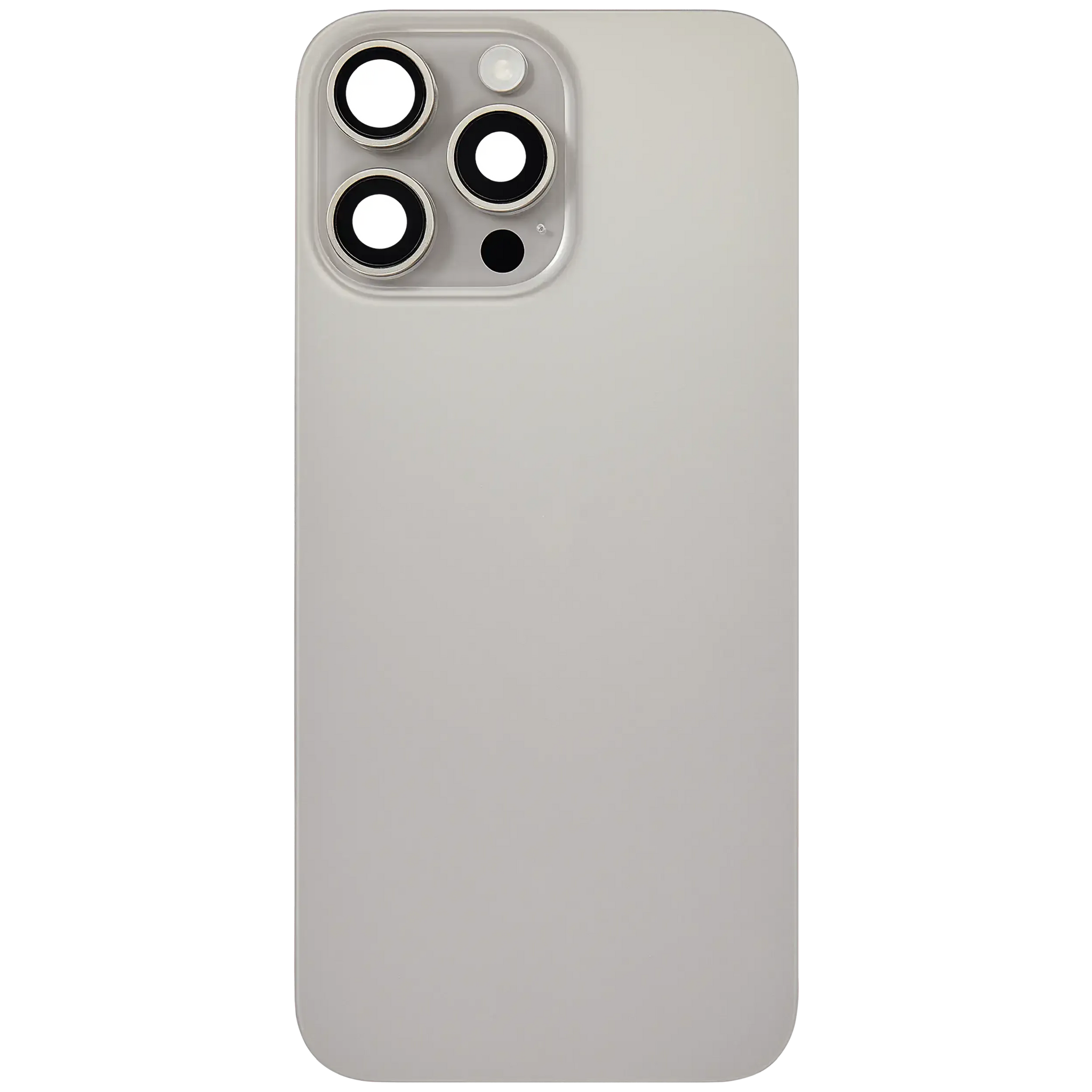 Back Glass w/ MagSafe Magnet & NFC & Flashlight Flex For iPhone 16 Pro Max (Pull) (Natural Titanium)