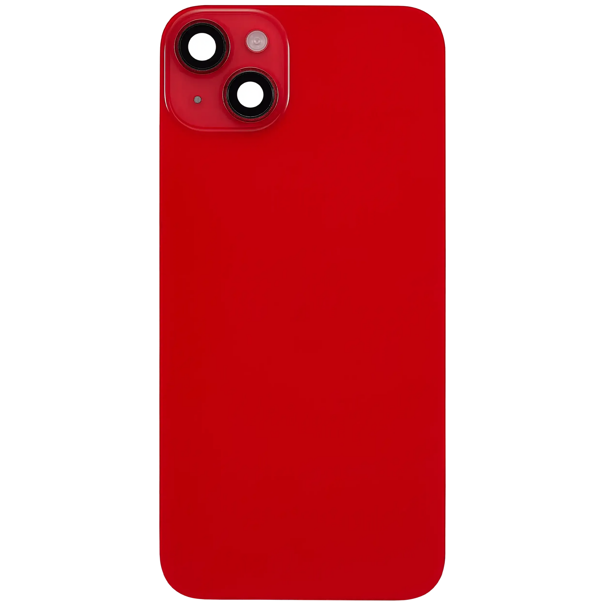 Back Glass w/ MagSafe Magnet & NFC & Flashlight Flex For iPhone 14 Plus (Pull) (Red)