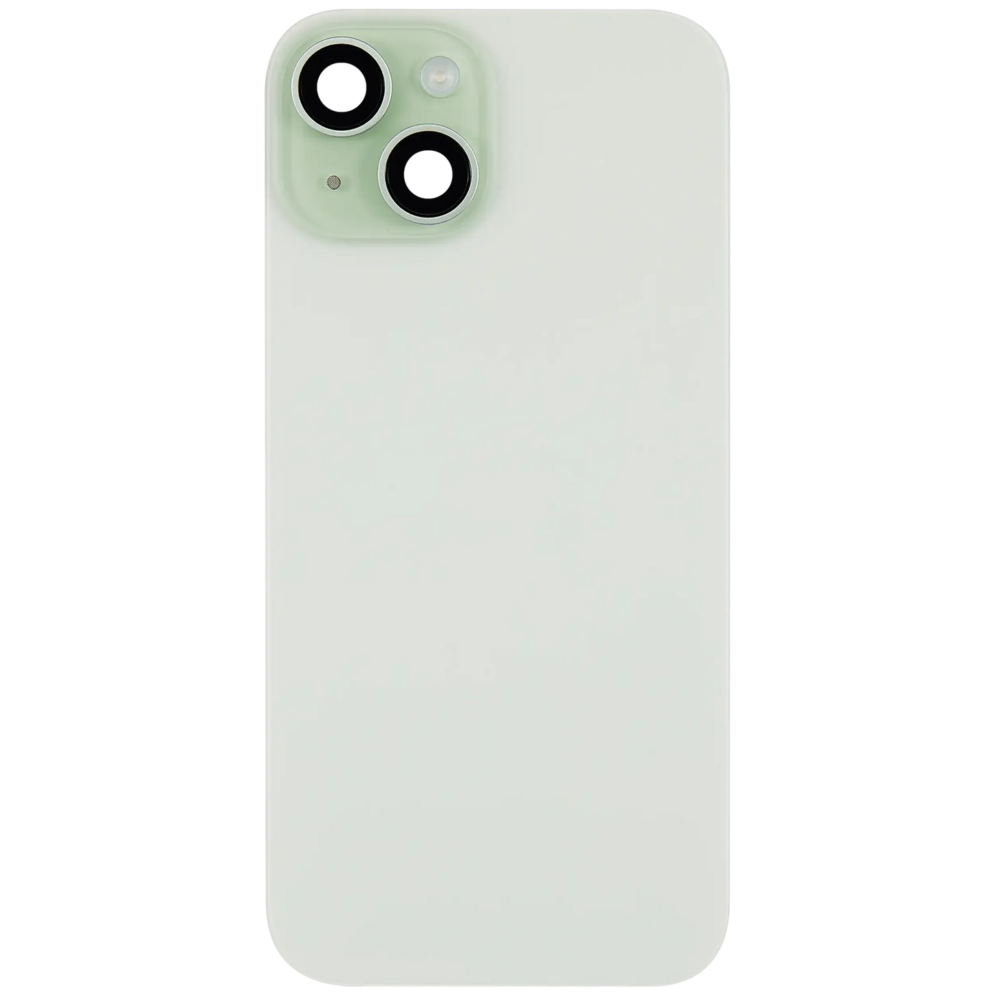 Back Glass w/ MagSafe Magnet & NFC & Flashlight Flex For iPhone 15 (Pull) (Green)