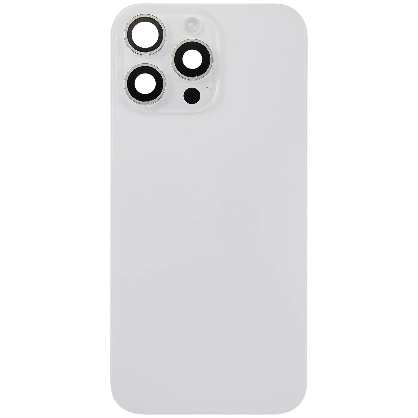 Back Glass w/ MagSafe Magnet & NFC & Flashlight Flex For iPhone 16 Pro Max (Pull) (White Titanium)