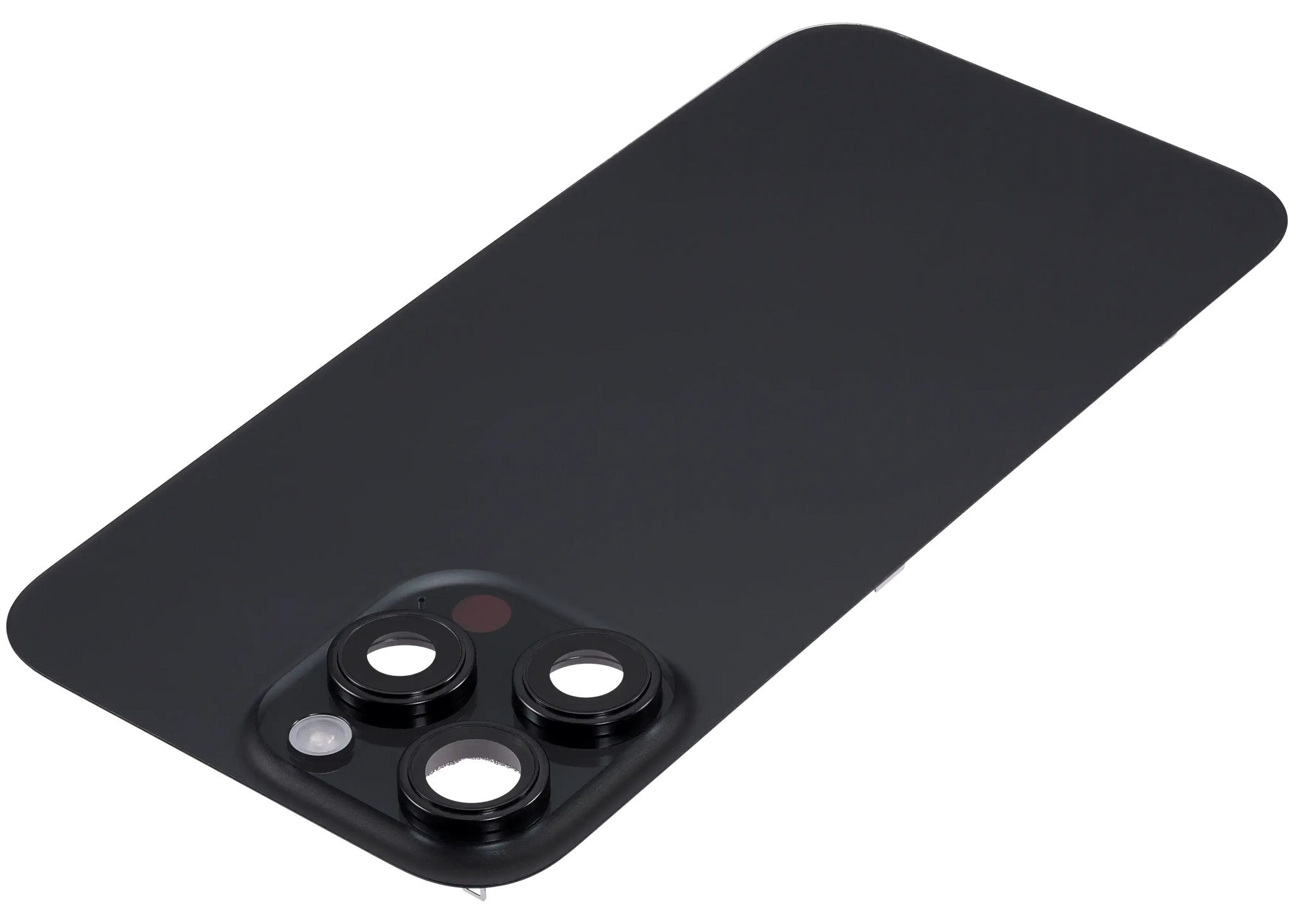 Back Glass w/ MagSafe Magnet & NFC & Flashlight Flex For iPhone 16 Pro Max (Pull) (Black Titanium)