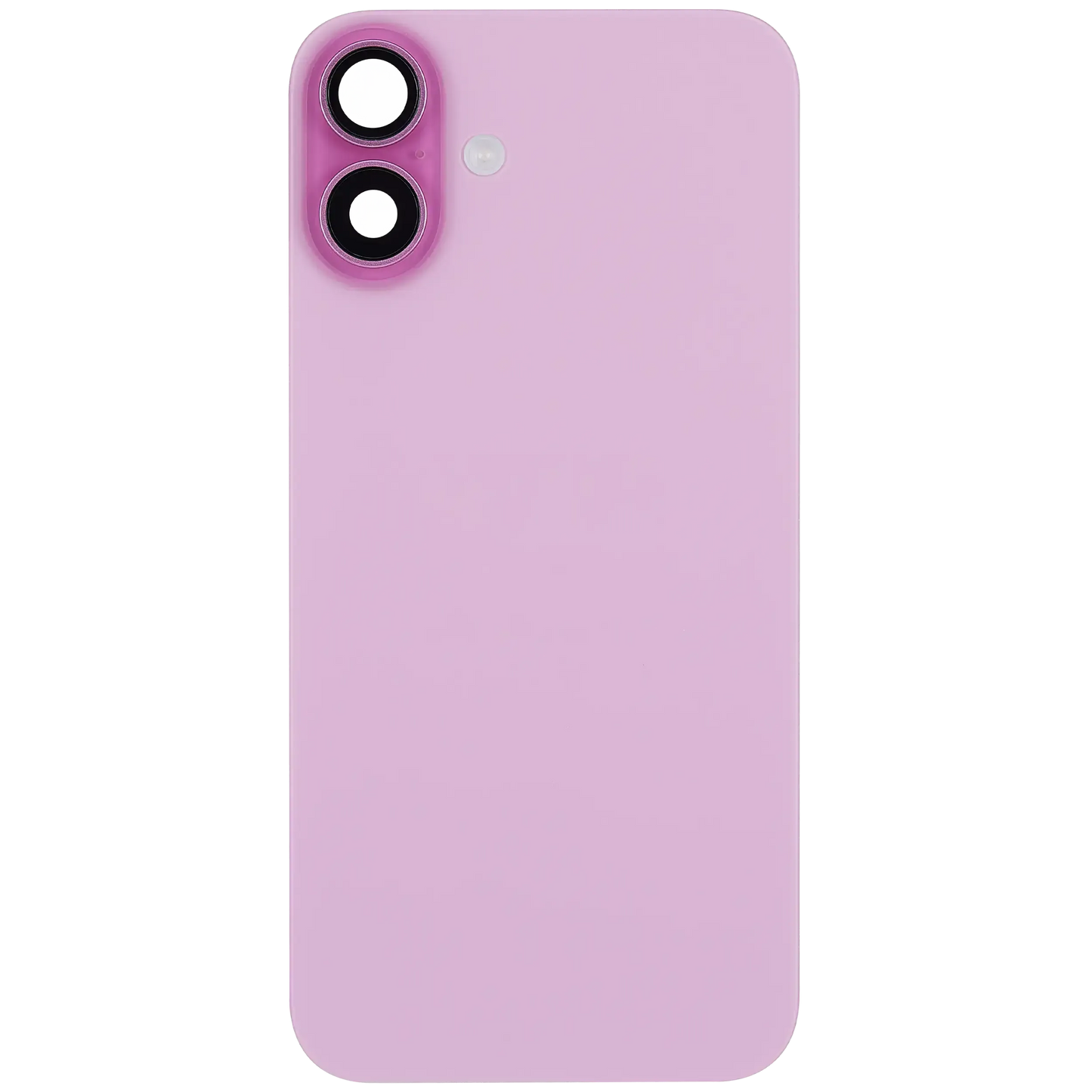 Back Glass w/ MagSafe Magnet & NFC & Flashlight Flex For iPhone 16 Plus (Pull) (Pink)