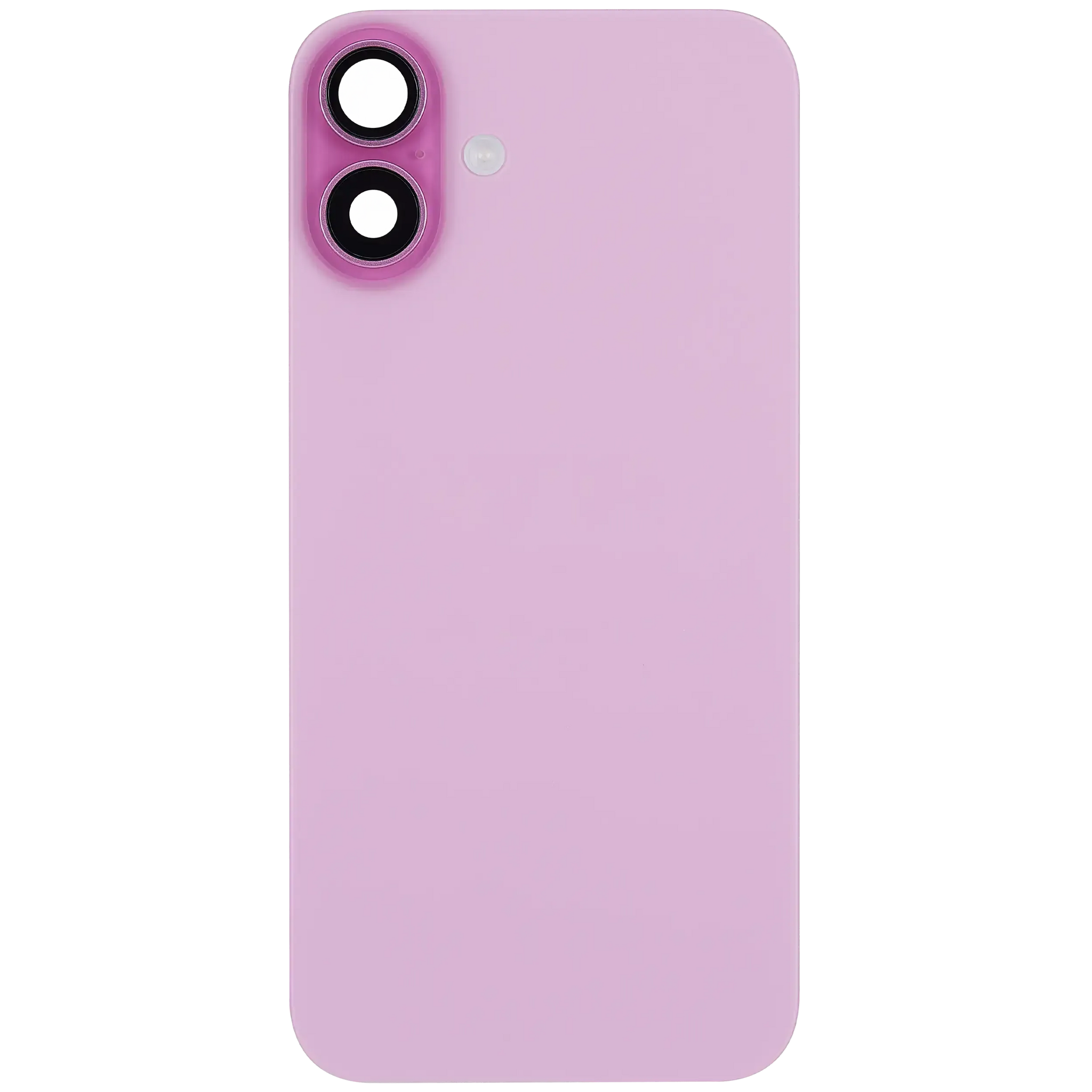 Back Glass w/ MagSafe Magnet & NFC & Flashlight Flex For iPhone 16 Plus (Pull) (Pink)