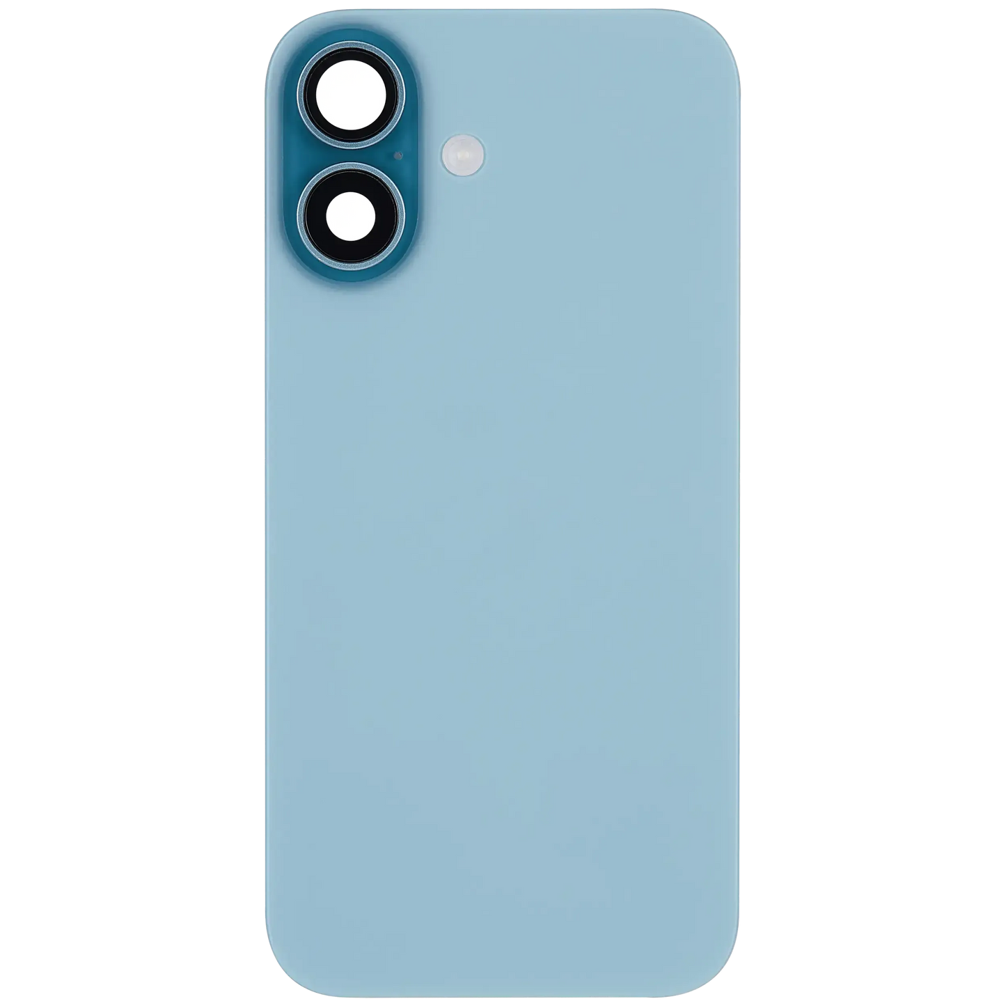 Back Glass w/ MagSafe Magnet & NFC & Flashlight Flex For iPhone 16 (Pull) (Teal)
