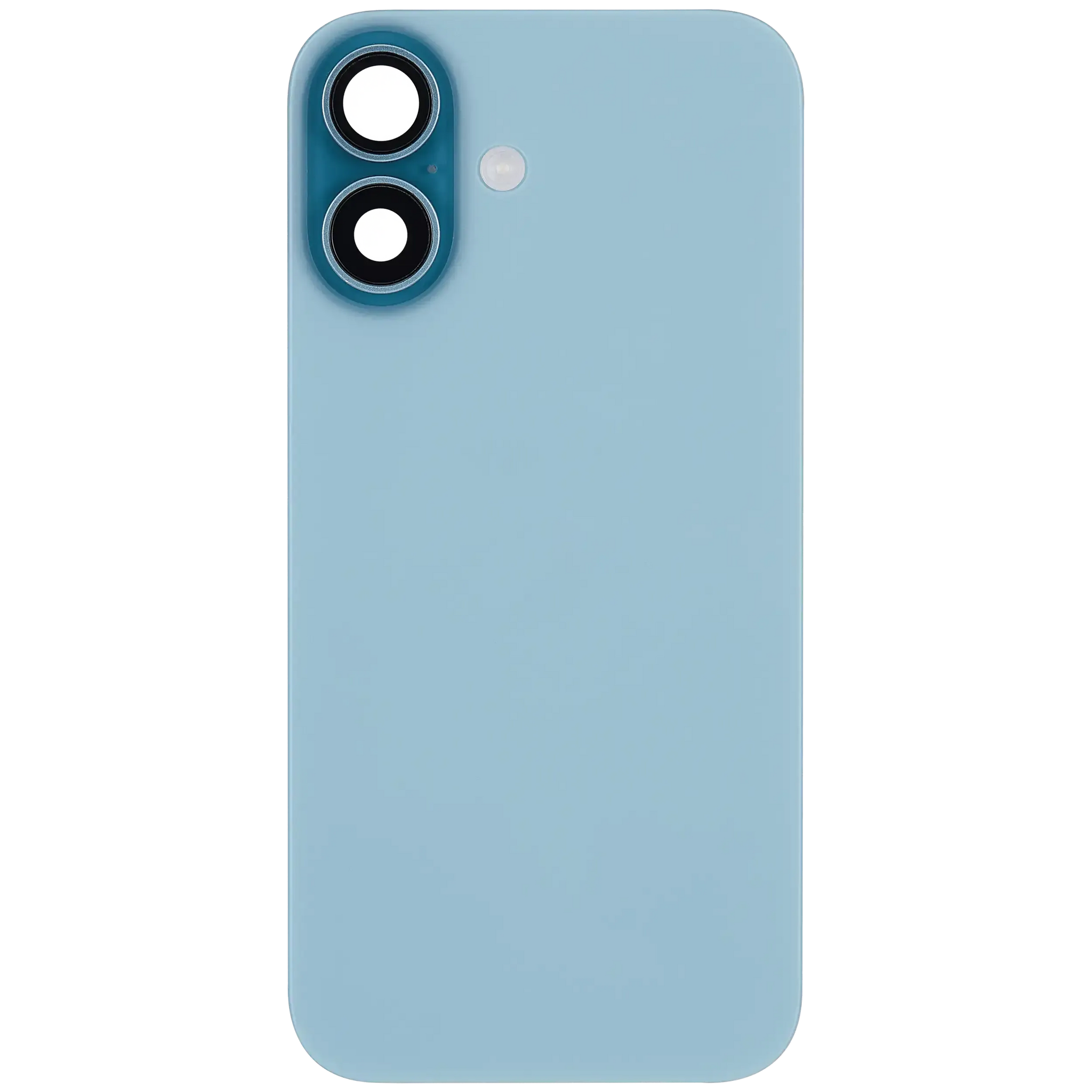 Back Glass w/ MagSafe Magnet & NFC & Flashlight Flex For iPhone 16 (Pull) (Teal)