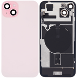 Back Glass w/ MagSafe Magnet & NFC & Flashlight Flex For iPhone 15 Plus (Pull) (Pink)