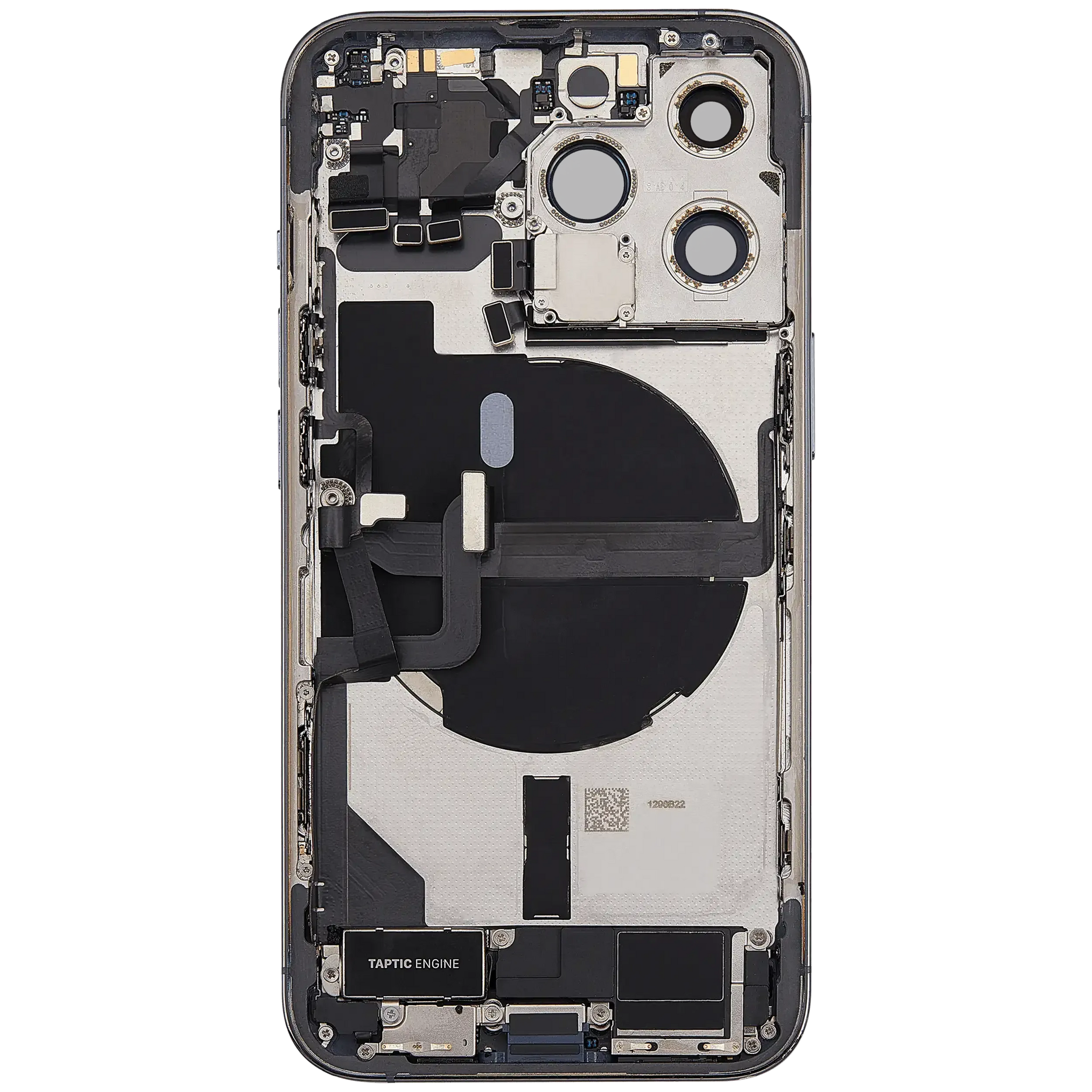 Back Housing W/ Charging Port Flex & Small Parts For iPhone 13 Pro (EU / Global Version) (Used OEM) (Pull) (Sierra Blue)
