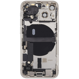 Back Housing W/ Charging Port Flex & Small Parts For iPhone 13 Mini (US Version) (Used OEM) (Pull) (Starlight)