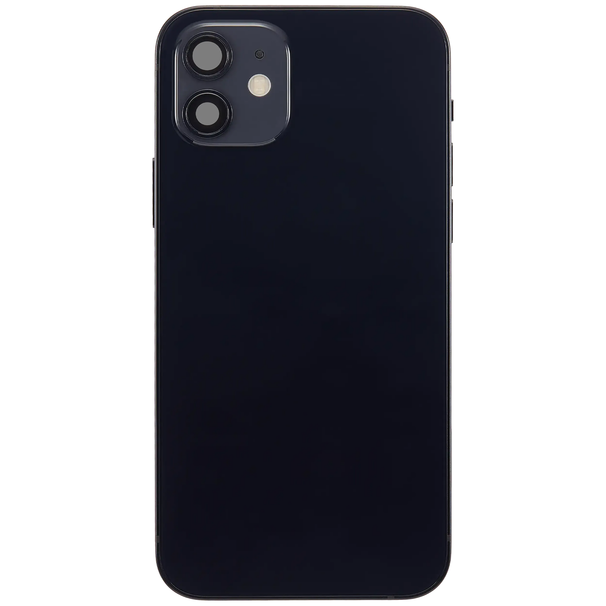Back Housing W/ Charging Port Flex & Small Parts For iPhone 12 Mini (EU / Global Version) (Pull) (Black)