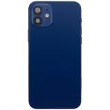 Back Housing W/ Charging Port Flex & Small Parts For iPhone 12 Mini (EU / Global Version) (Pull) (Blue)