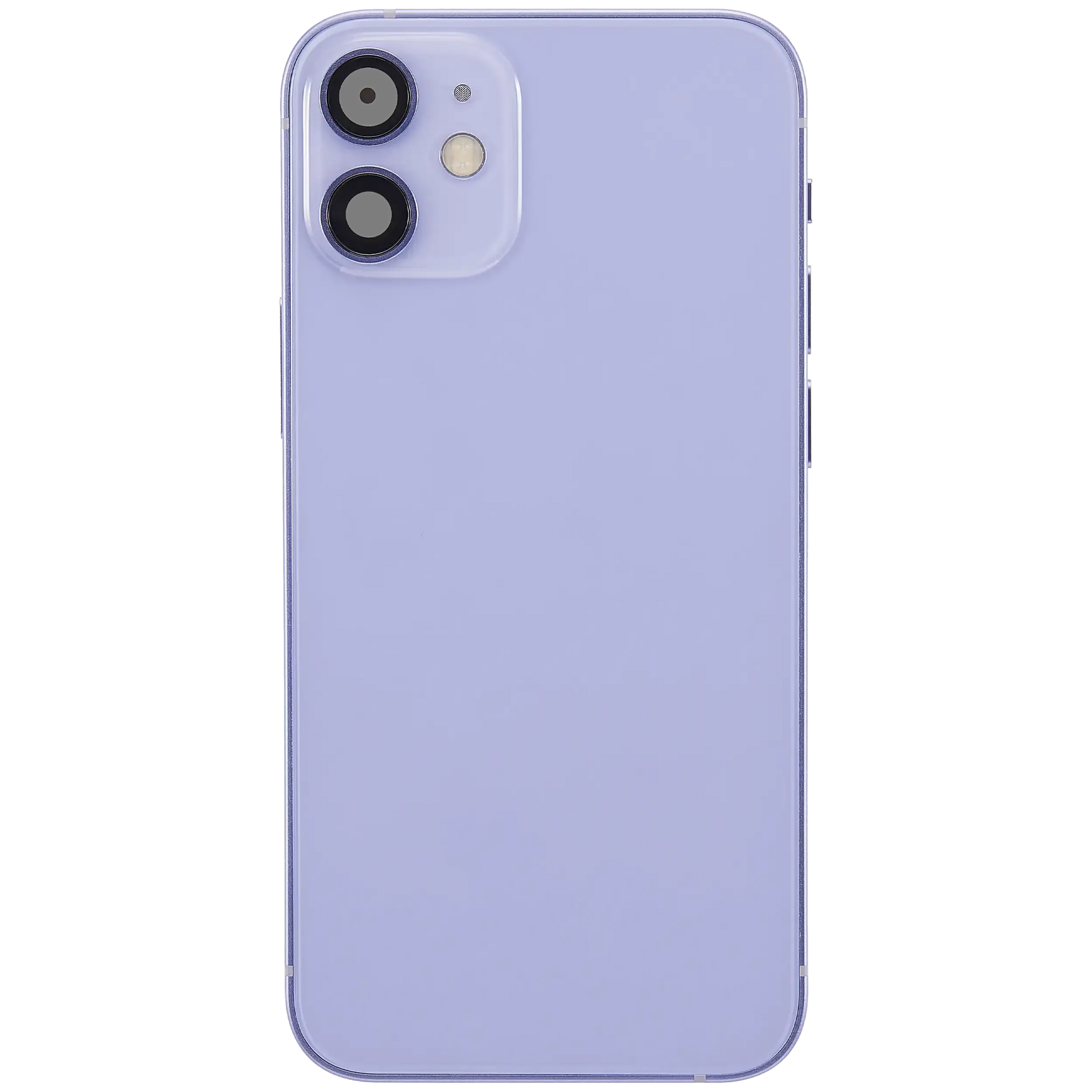 Back Housing W/ Charging Port Flex & Small Parts For iPhone 12 Mini (US Version) (Pull) (Purple)