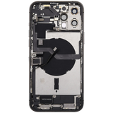 Back Housing W/ Charging Port Flex & Small Parts For iPhone 12 Pro Max (US Version) (Used OEM) (Pull) (Graphite)