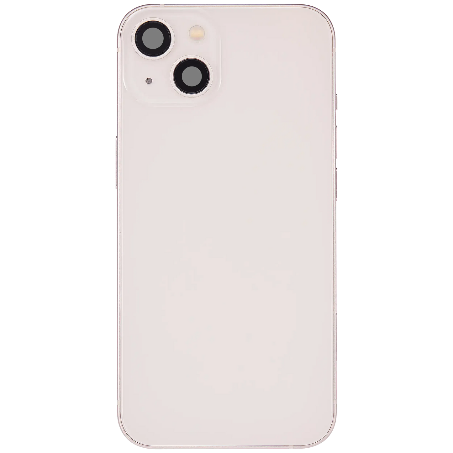 Back Housing W/ Charging Port Flex & Small Parts For iPhone 13 (US Version) (Used OEM) (Pull) (Pink)