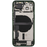 Back Housing W/ Charging Port Flex & Small Parts For iPhone 13 (US Version) (Used OEM) (Pull) (Green)