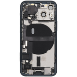 Back Housing W/ Charging Port Flex & Small Parts For iPhone 13 Mini (EU / Global Version) (Used OEM) (Pull) (Midnight)