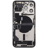 Back Housing W/ Charging Port Flex & Small Parts For iPhone 13 Pro (EU / Global Version) (Used OEM) (Pull) (Silver)