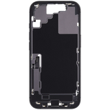 Mid-Frame Housing W/ Charging Port Flex & Small Parts For iPhone 17 (EU / Global Version) (Pull) (Black)