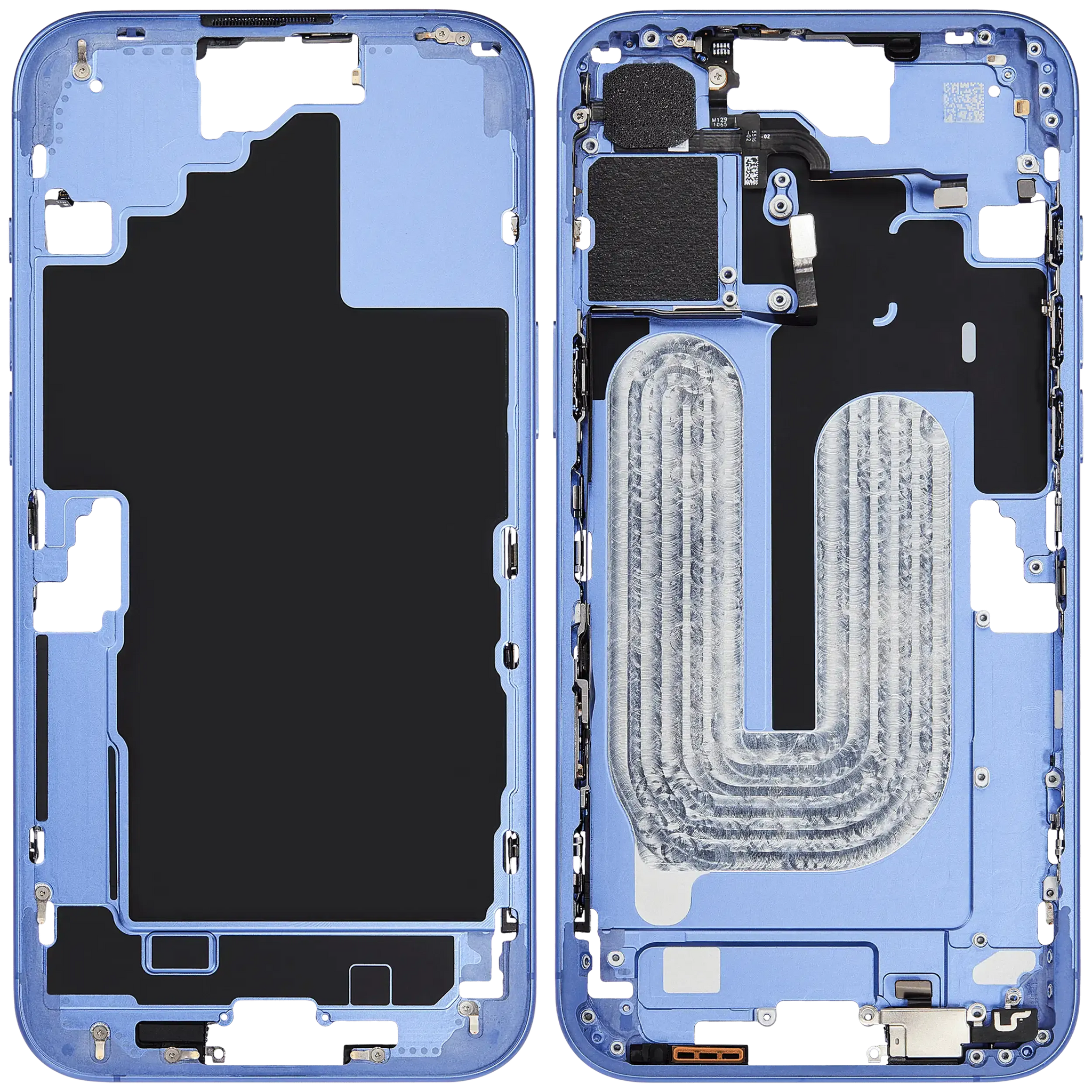 Mid-Frame Housing W/ Small Parts For iPhone 16 Plus (EU / Global Version) (Pull) (Ultramarine)