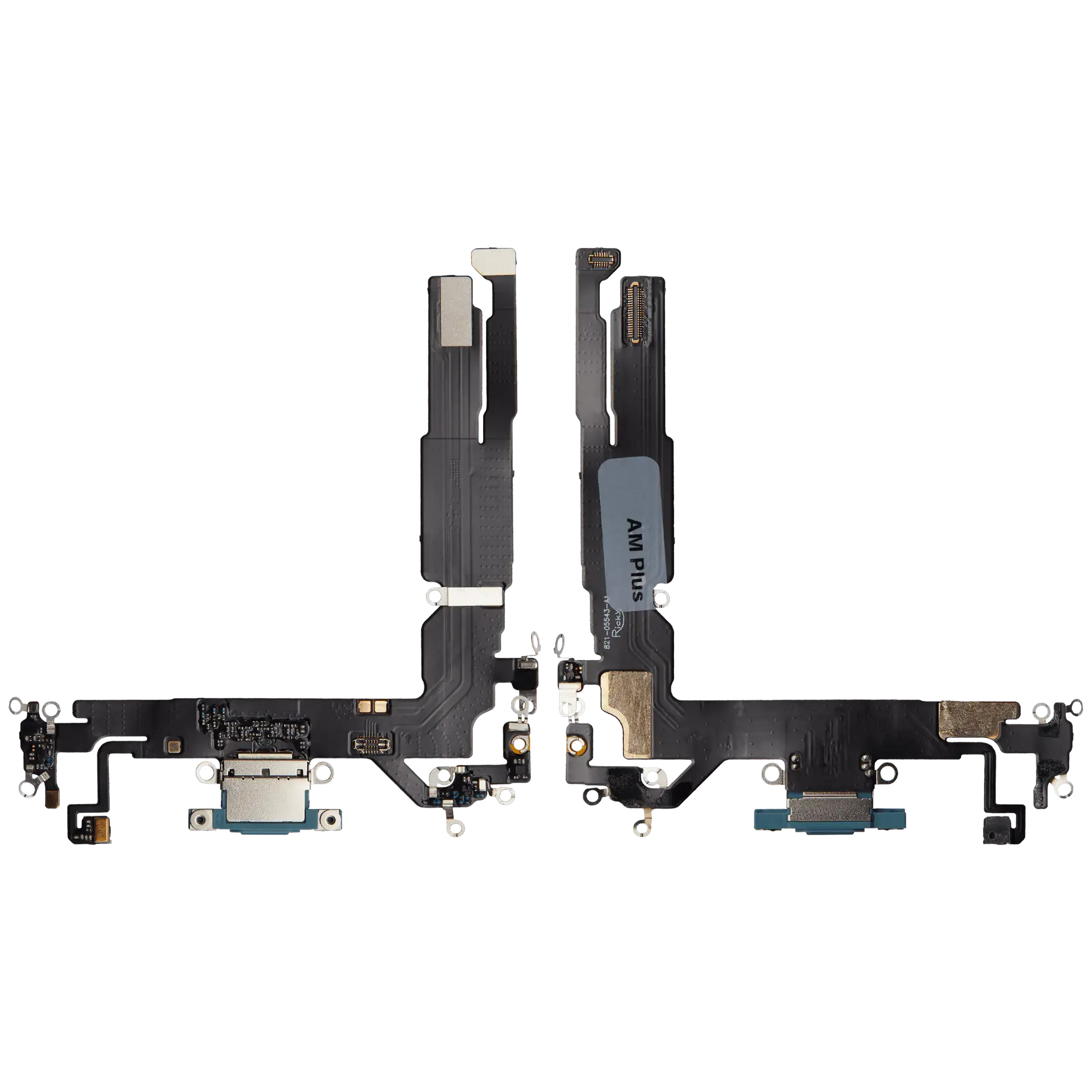 Charging Port Flex Cable For iPhone 16 (Pull) (Teal)